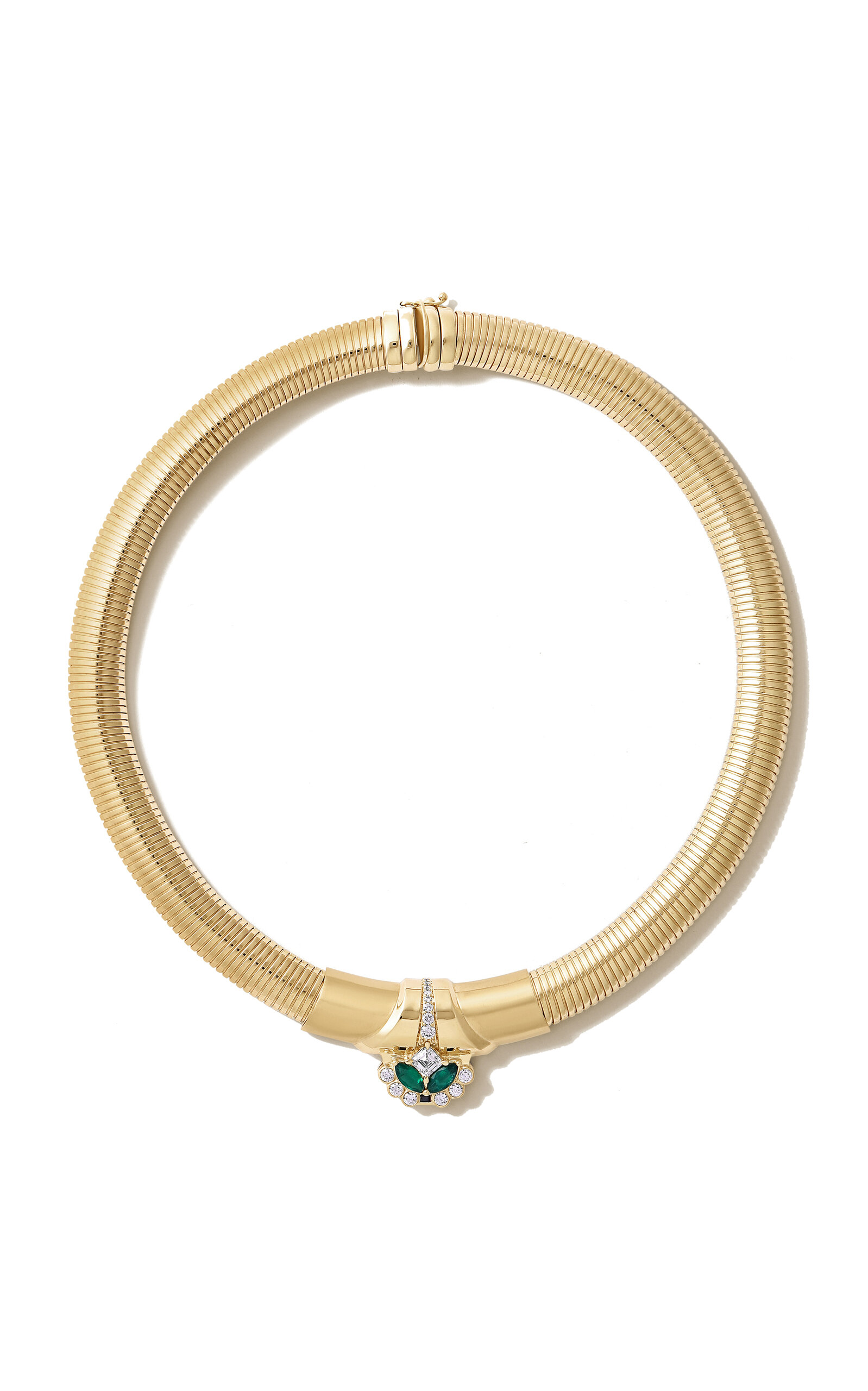 18K Yellow Gold Sansoucci Enchantress Tubogas Necklace