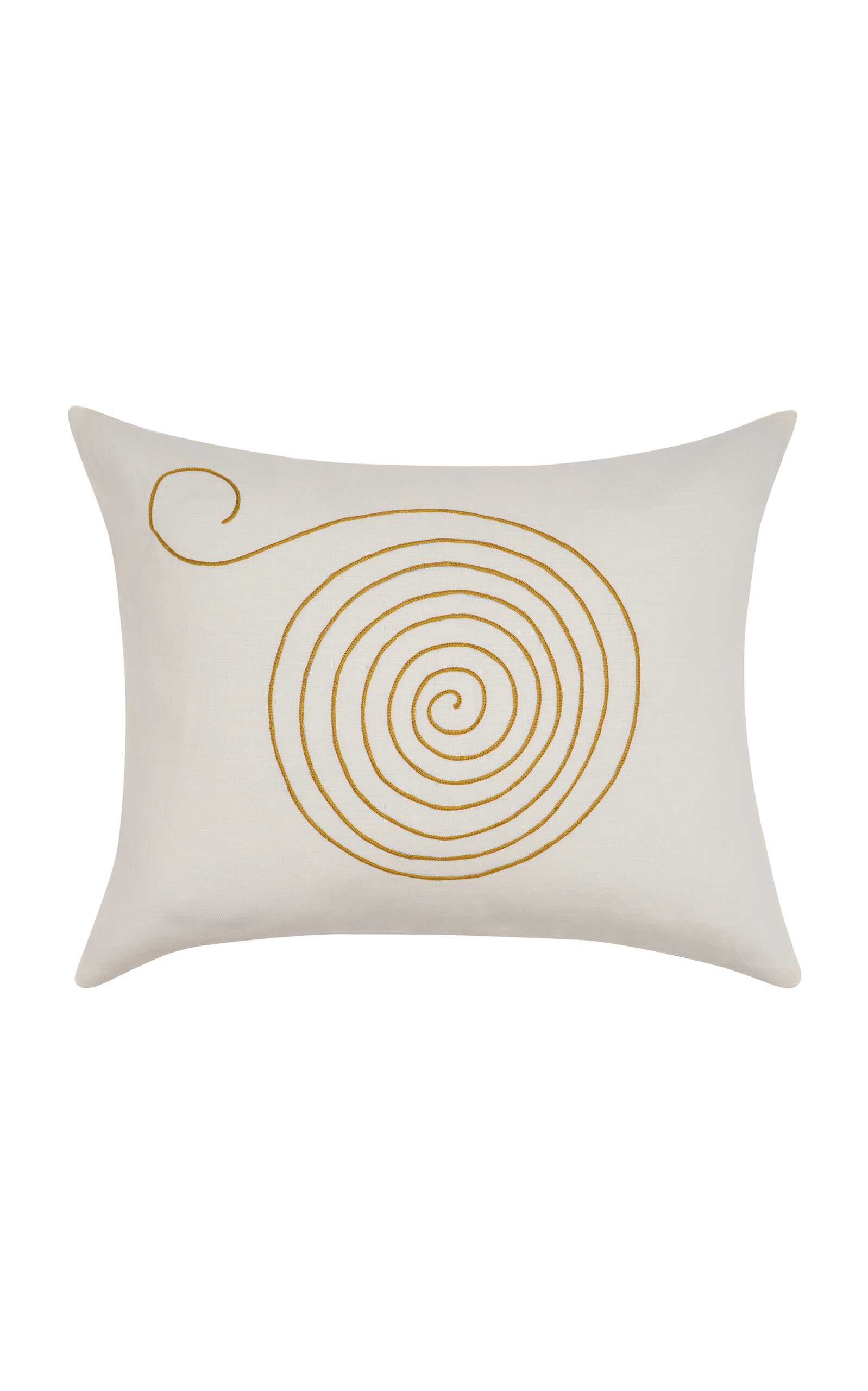 LORETTA CAPONI X CARLOS MOTA EMBROIDERED MOBILE LINEN CUSHION 