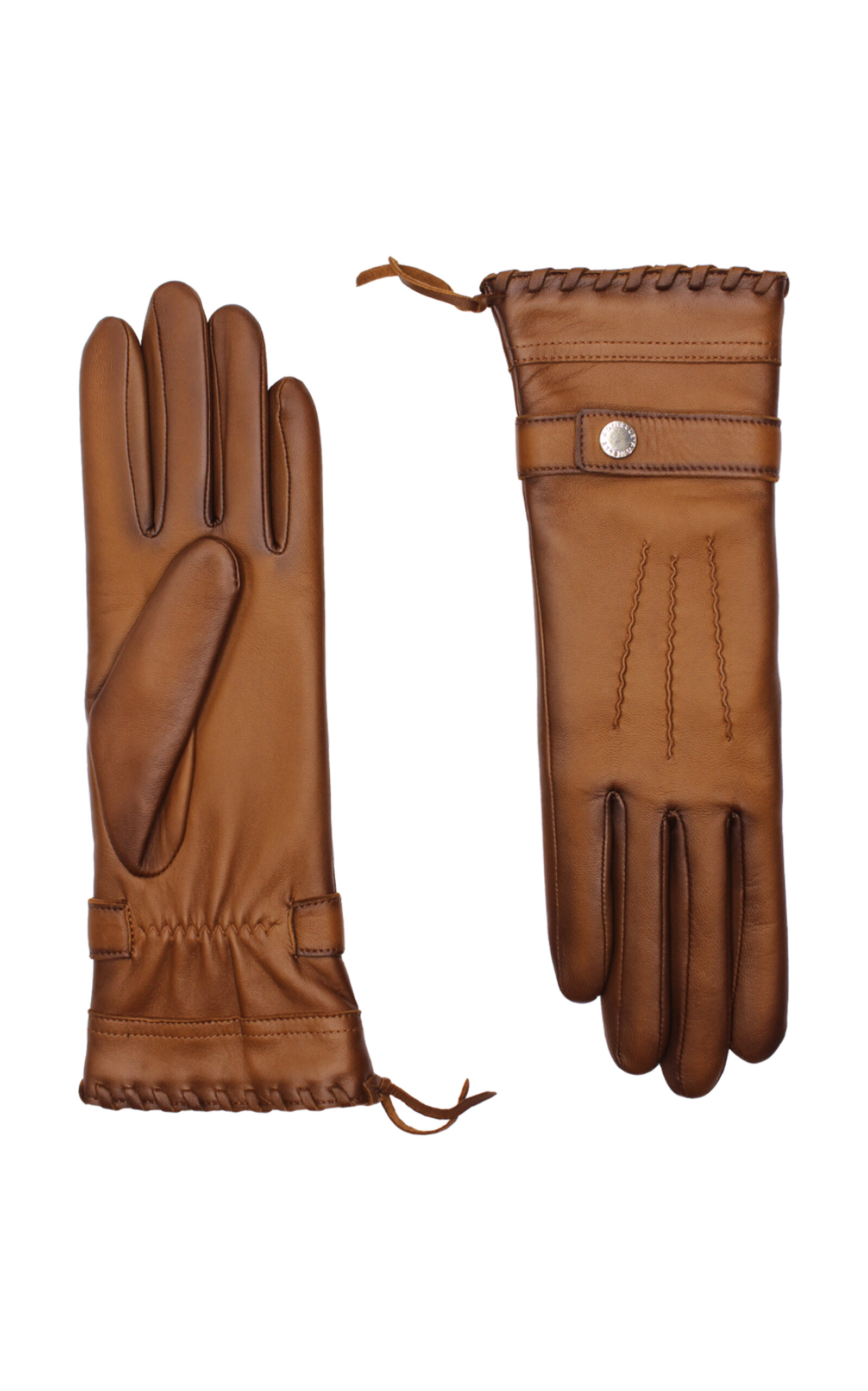 Dallas Cashmere-Lined Leather Gloves