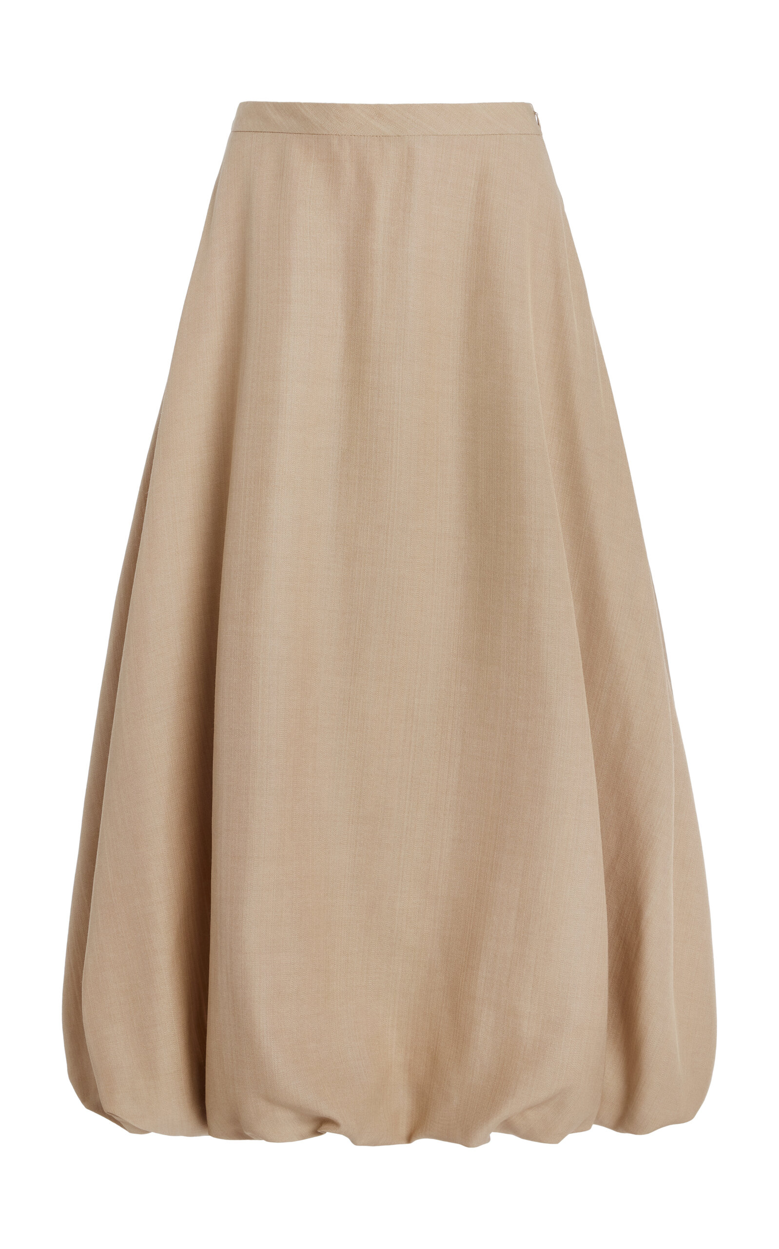 Aubrey Crepe Bubble Maxi Skirt