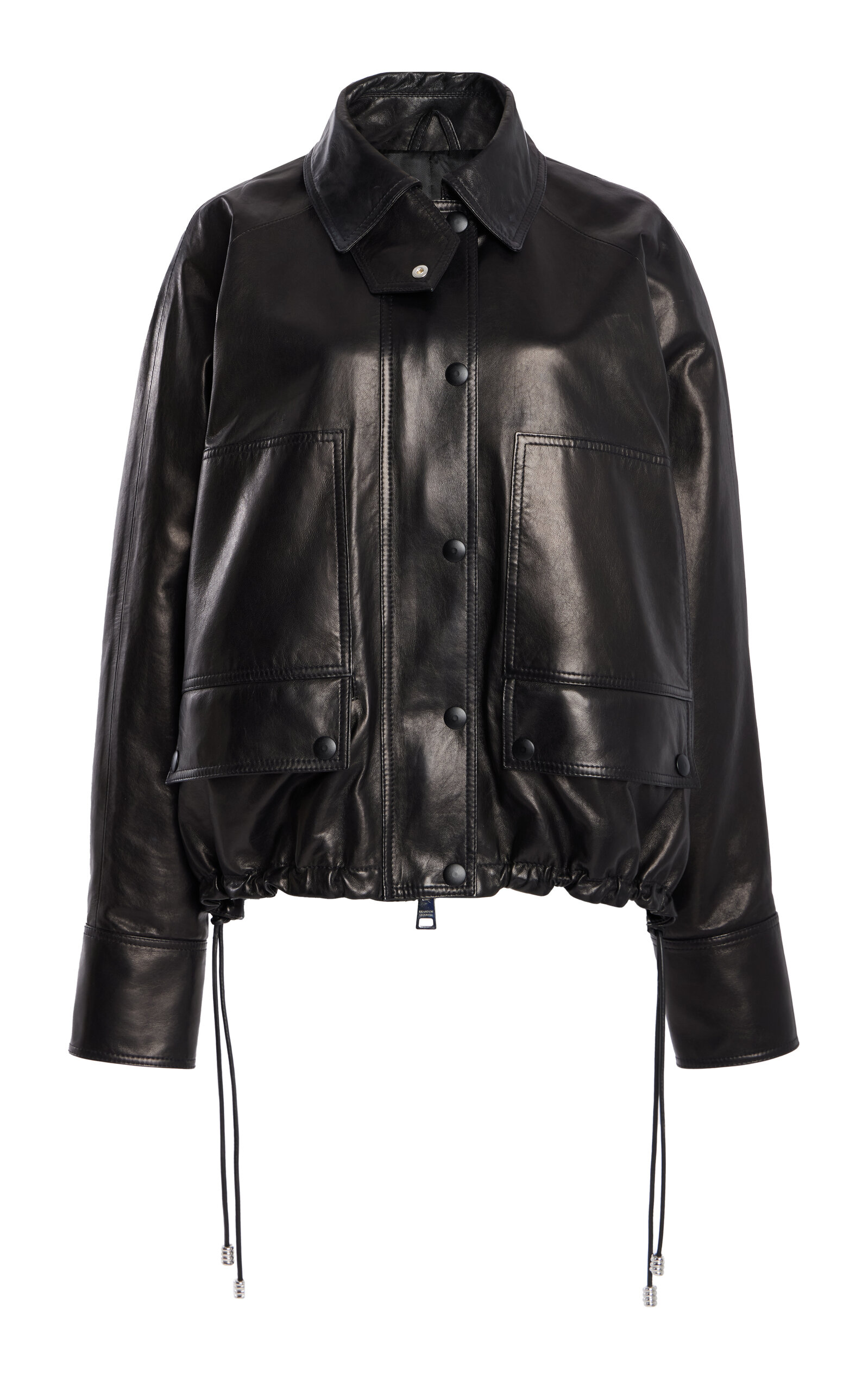 The Harper Leather Balloon Jacket