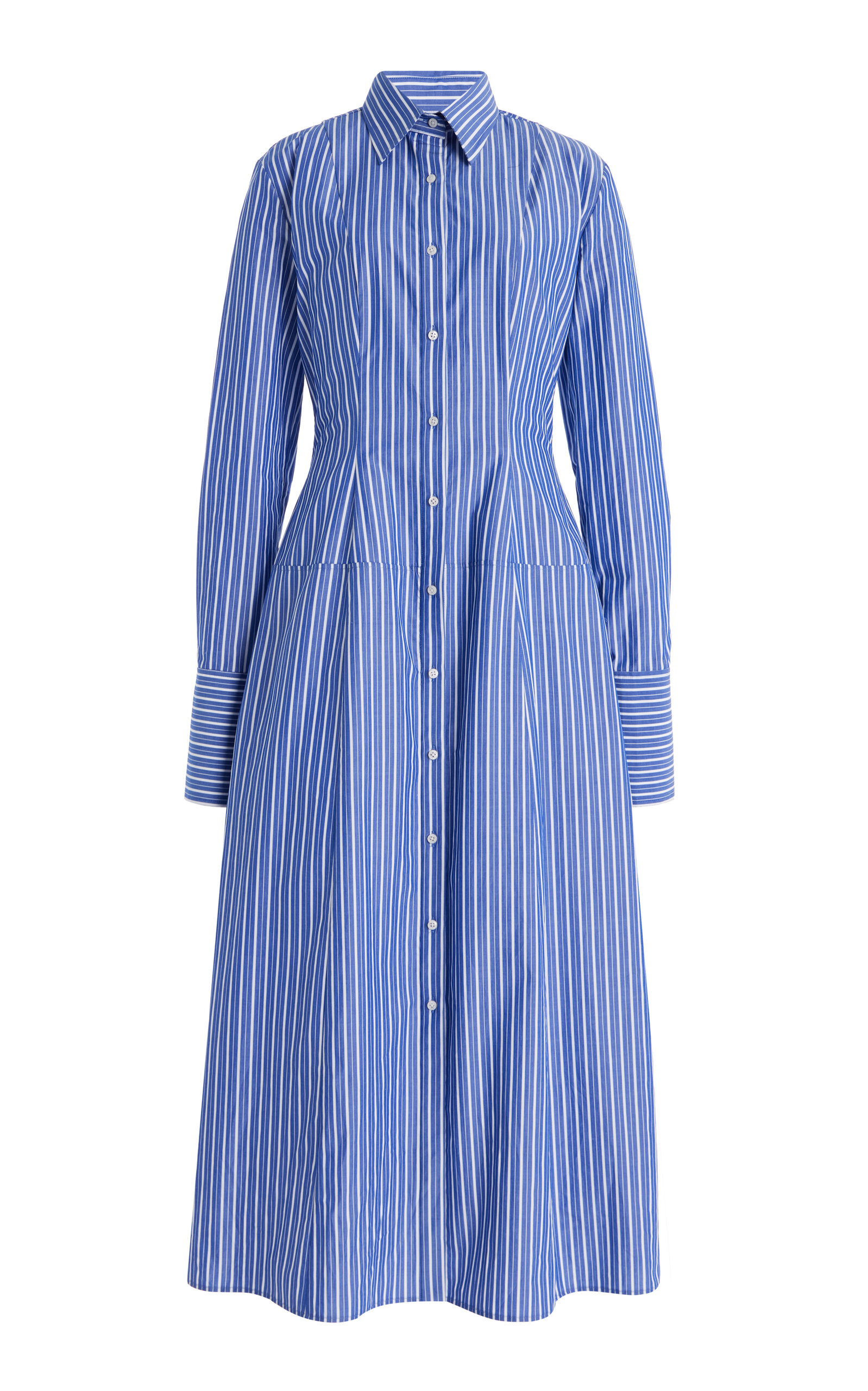 The Sammy Pima Cotton Midi Shirt Dress