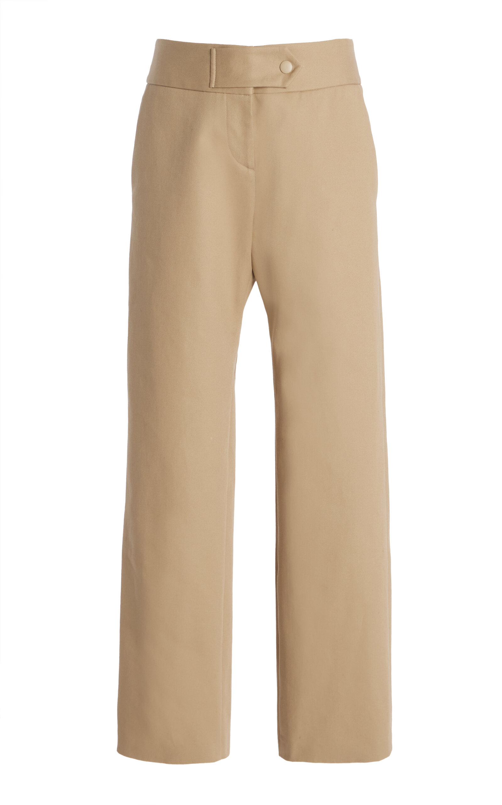 The Phoenix Low-Rise Cotton Gabardine Barrel-Leg Pants