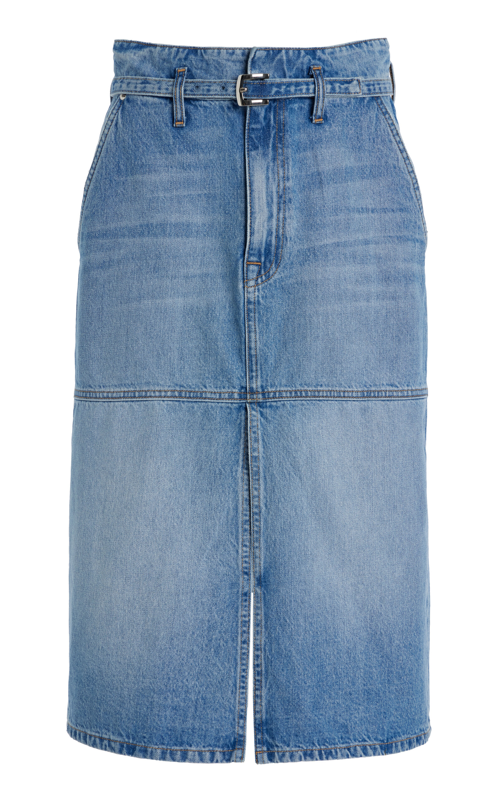 The Cecilia Denim Midi Skirt