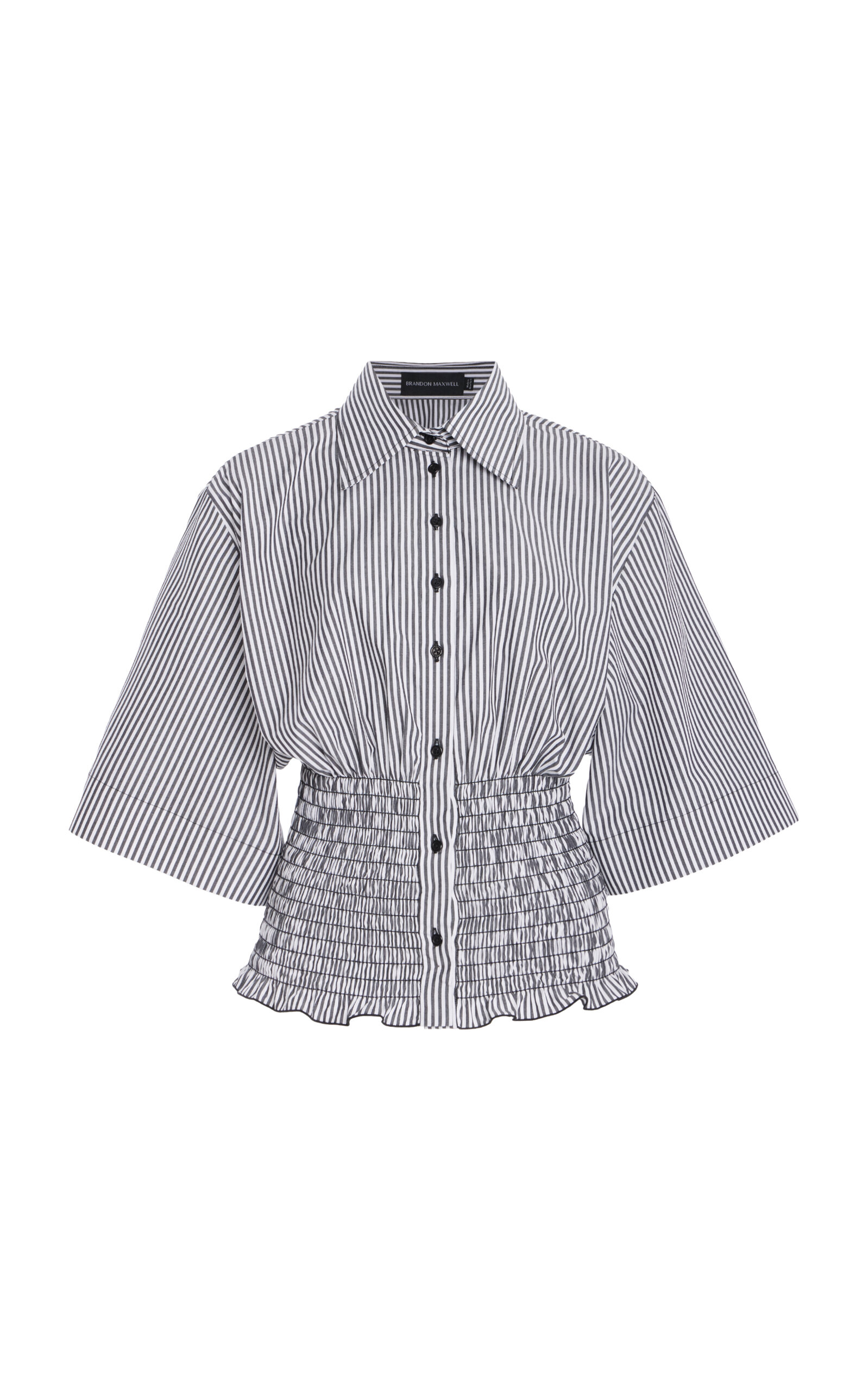 The Harte Smocked Pima Cotton Shirt