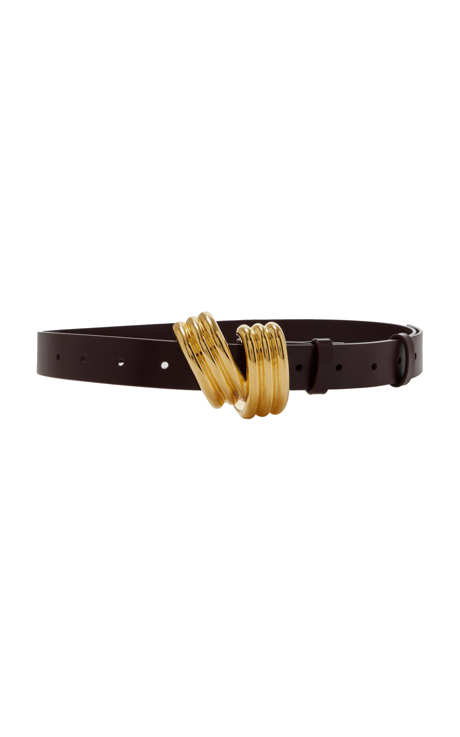 The Edythe Swirl Leather Belt