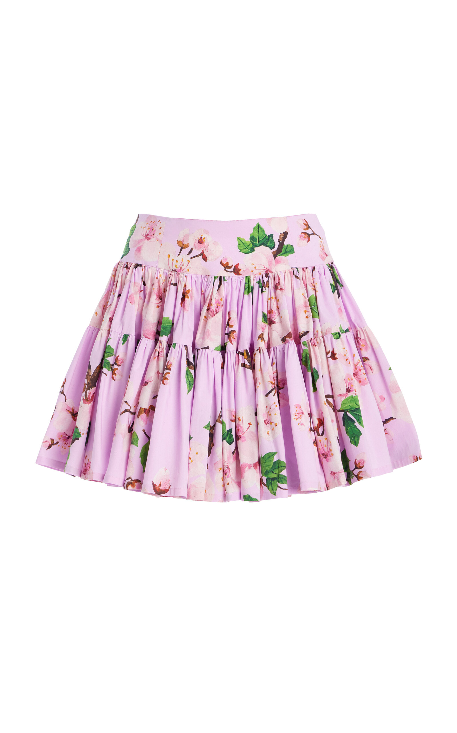 Cotton Poplin Mini Skirt