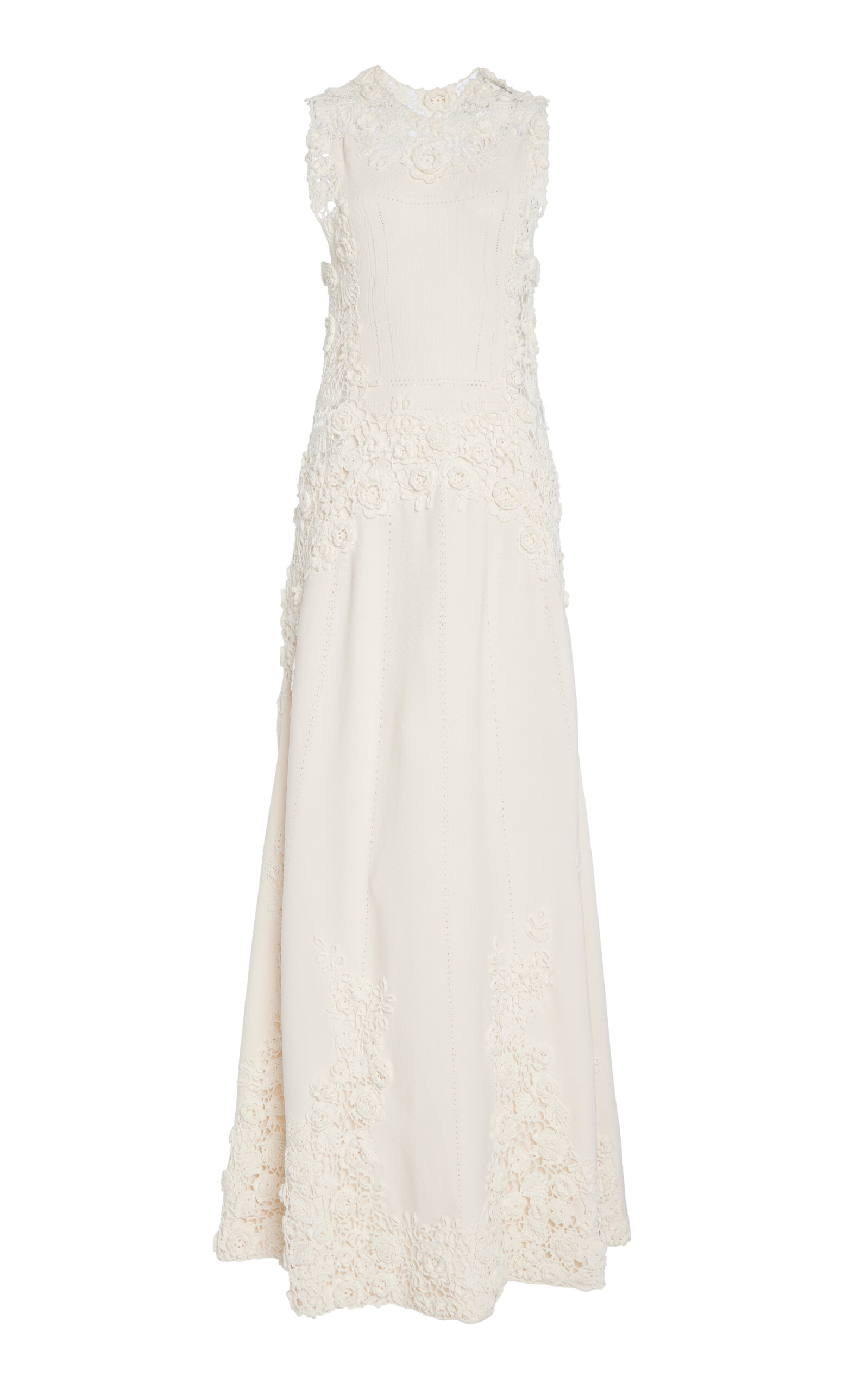 Genoveva Floral Embroidered Maxi Dress