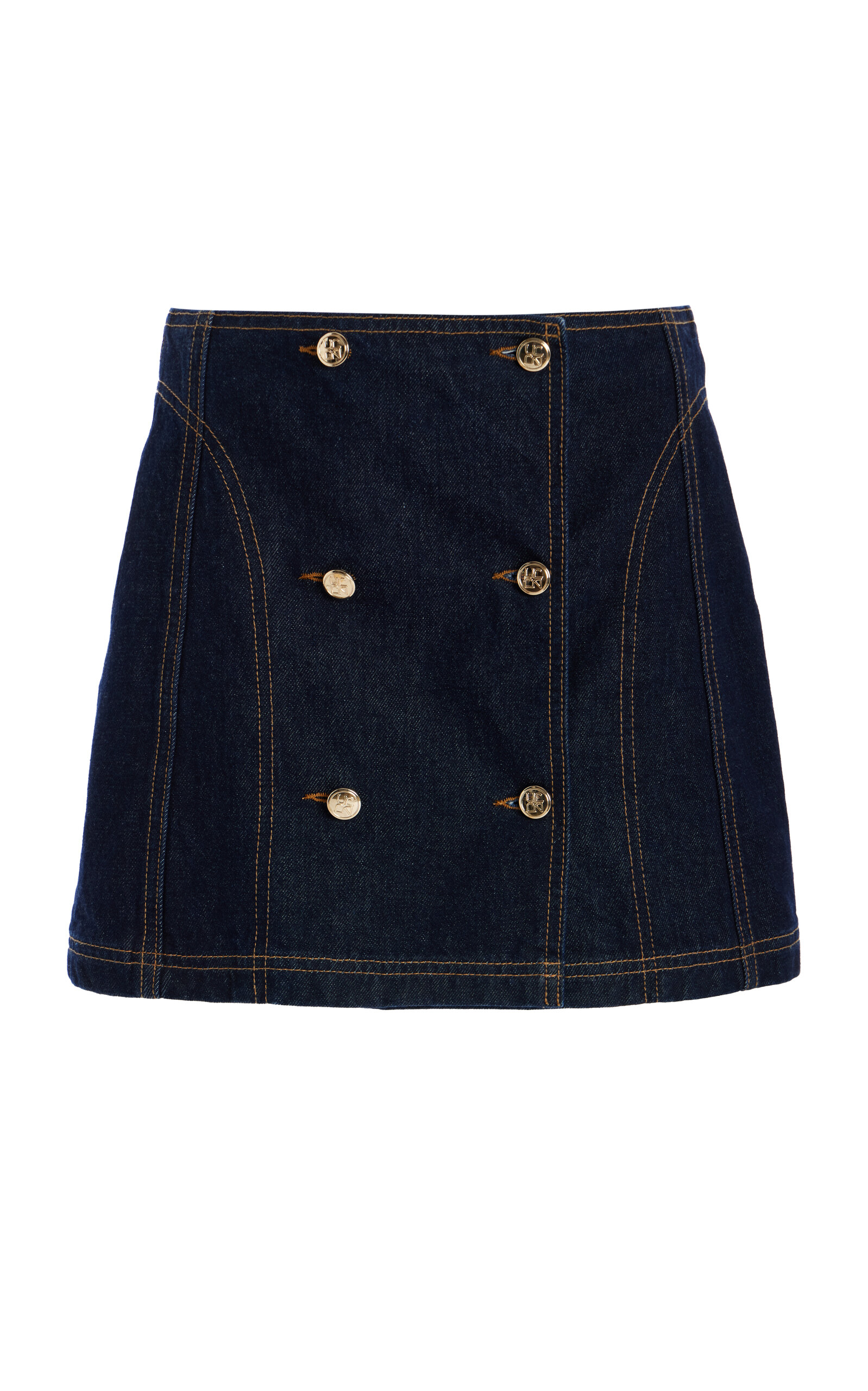 The Clara Cotton Denim Mini Skirt