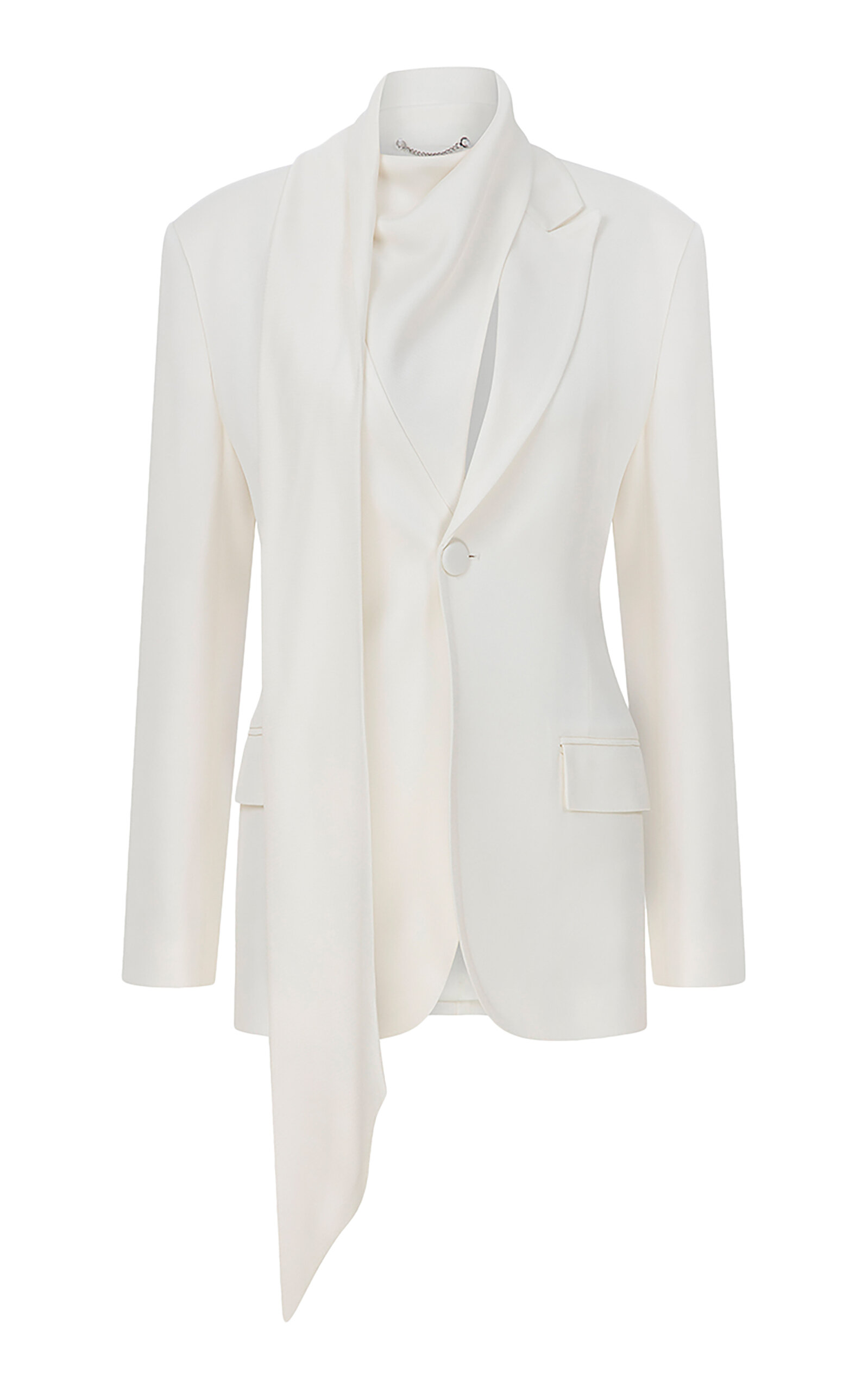 . Sylvia Shawl-Collar Suiting Blazer