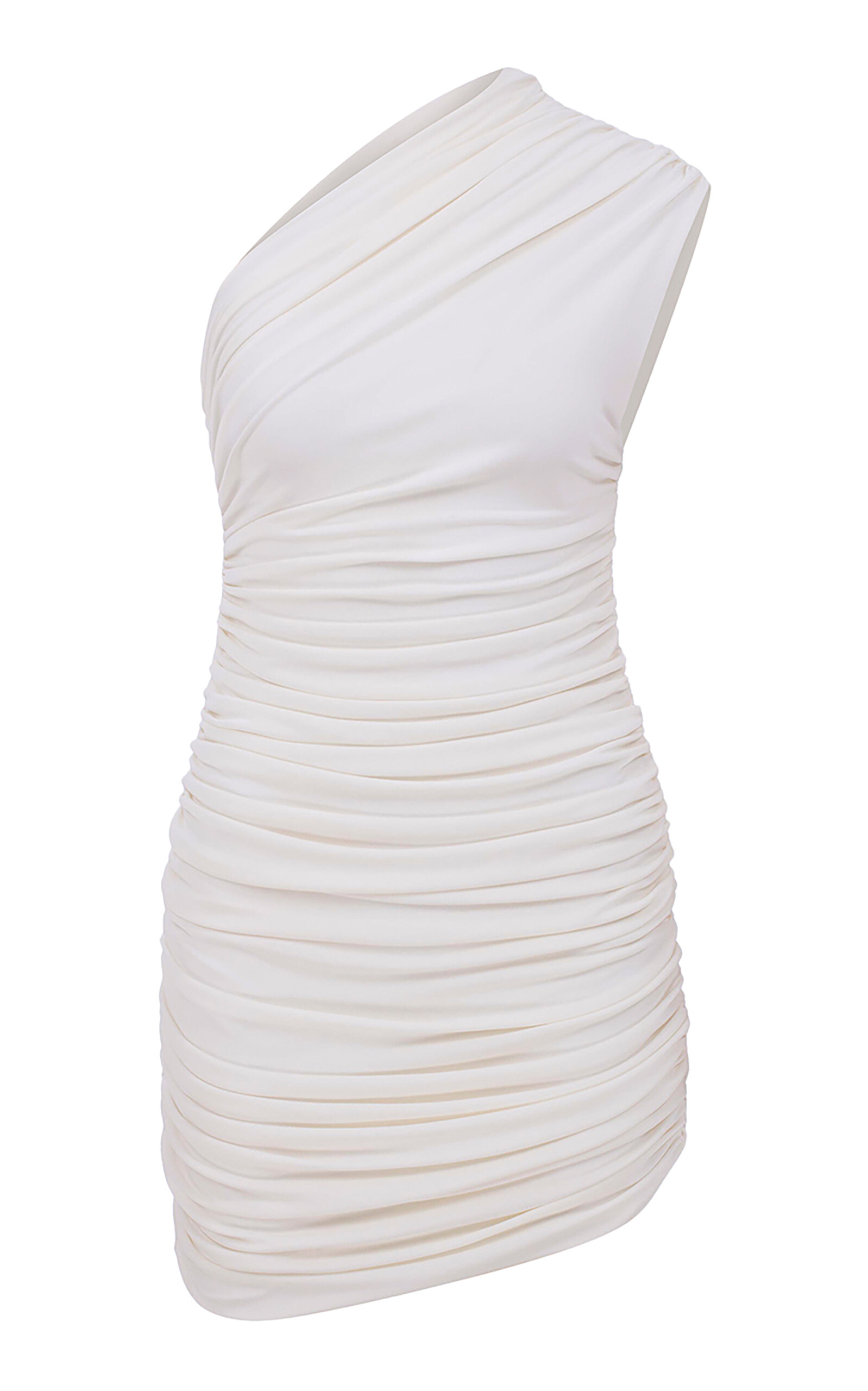 . Teresa Draped Jersey Mini Dress