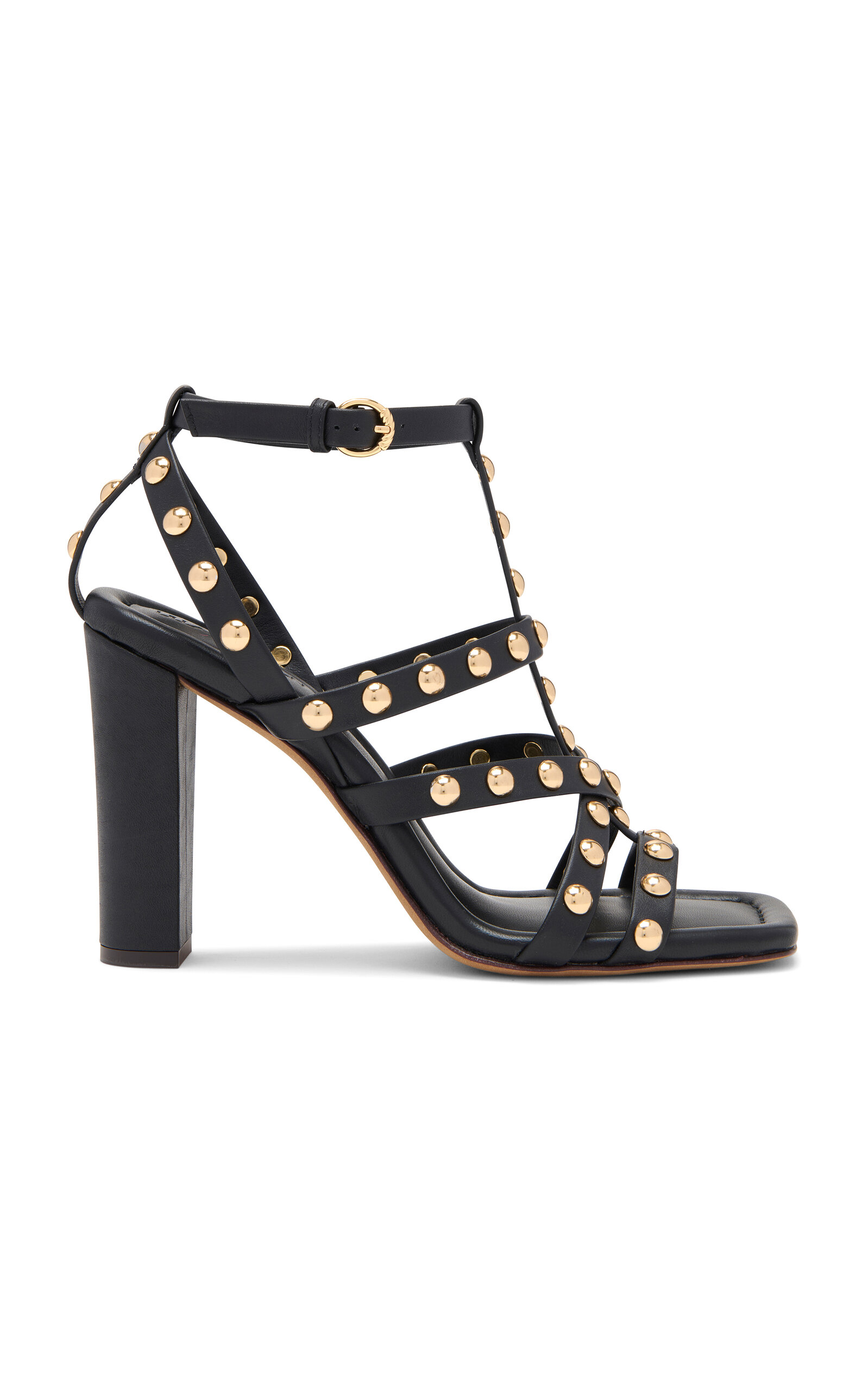 Bijou Studded Leather Sandals