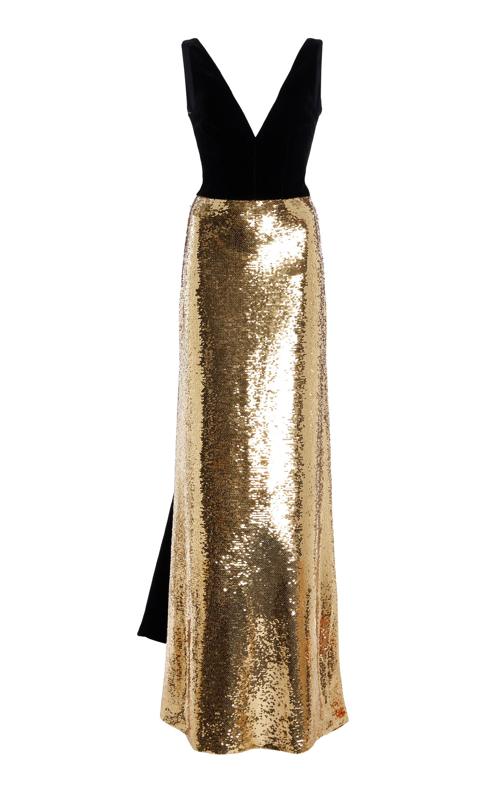 Velvet Sequined Gown