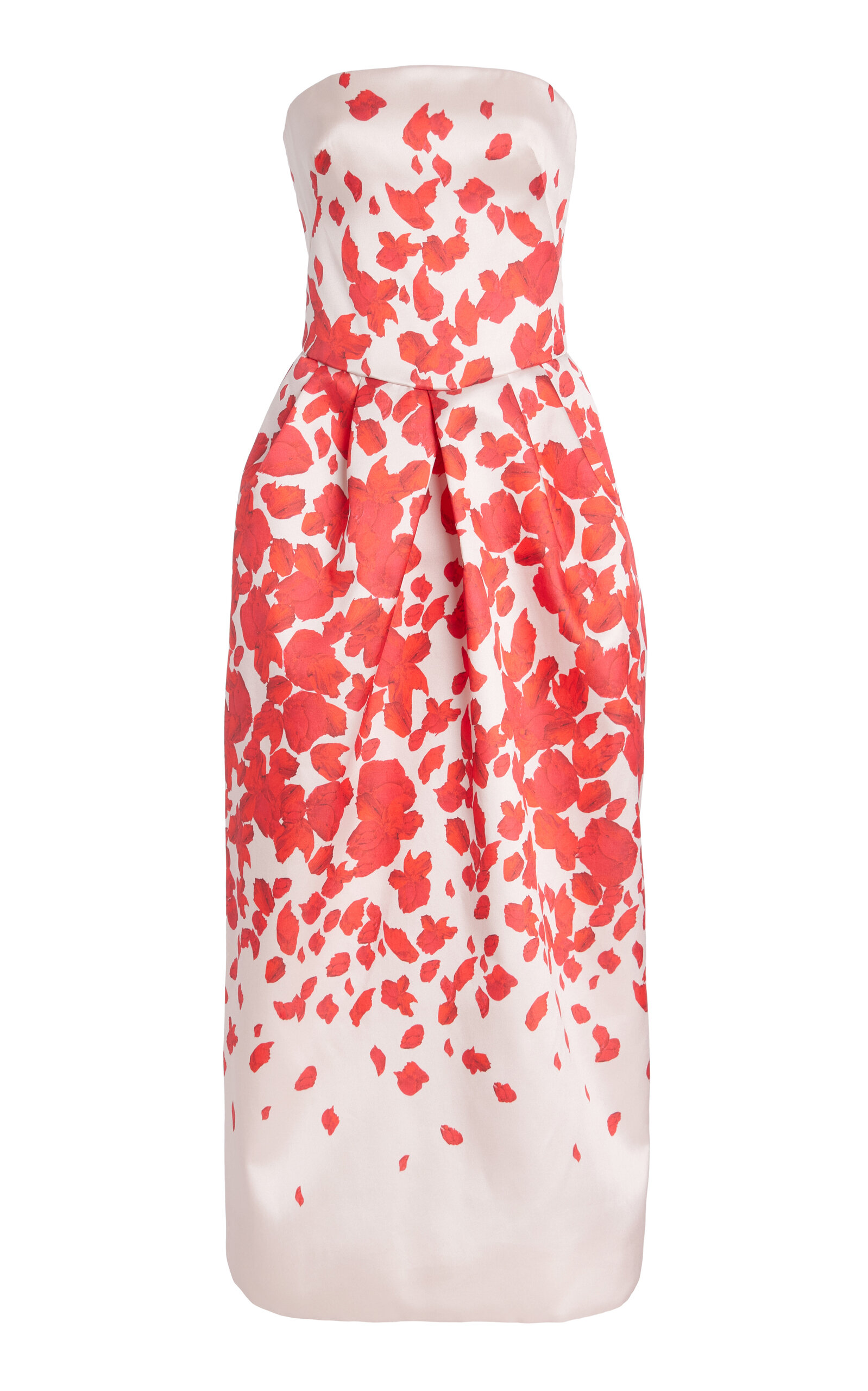 Printed Mikado Cocktail Dress