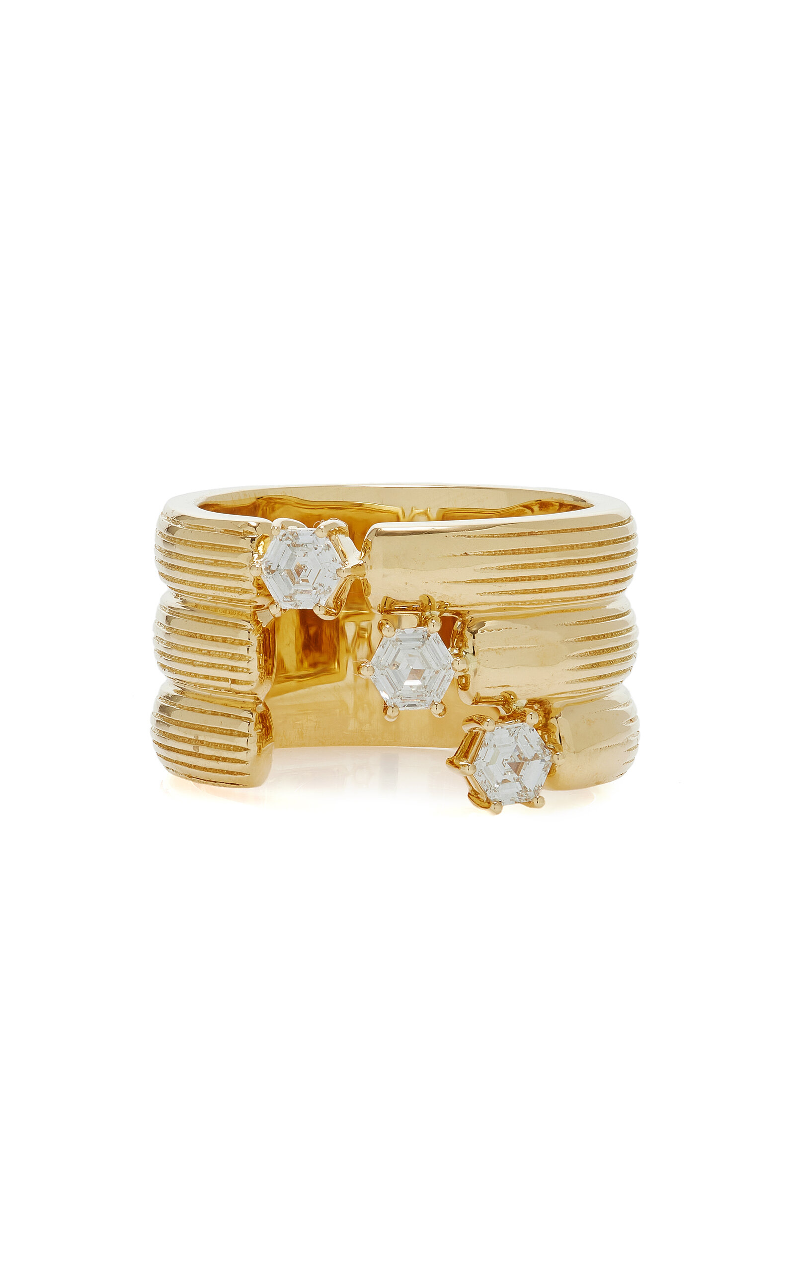 Ad Astra 18K Yellow Gold Diamond Ring