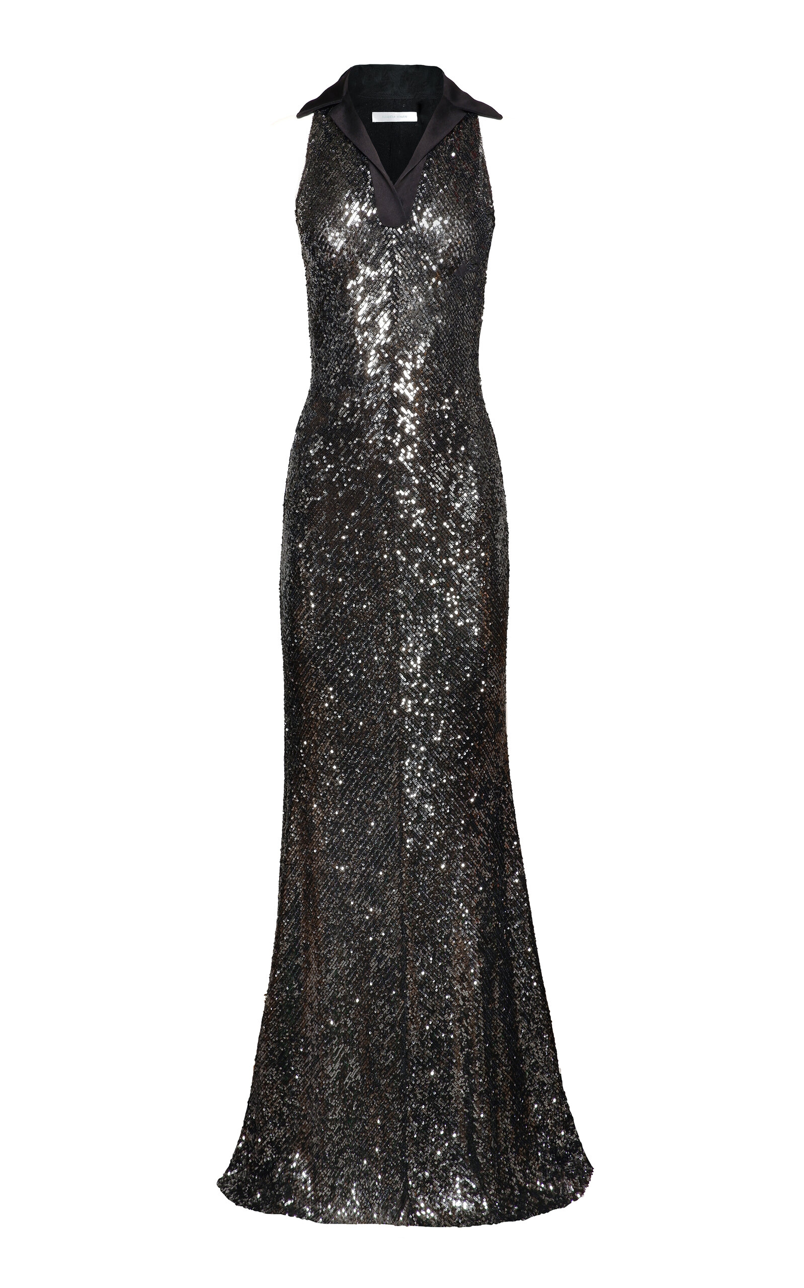 Sequined Sleeveless Gown