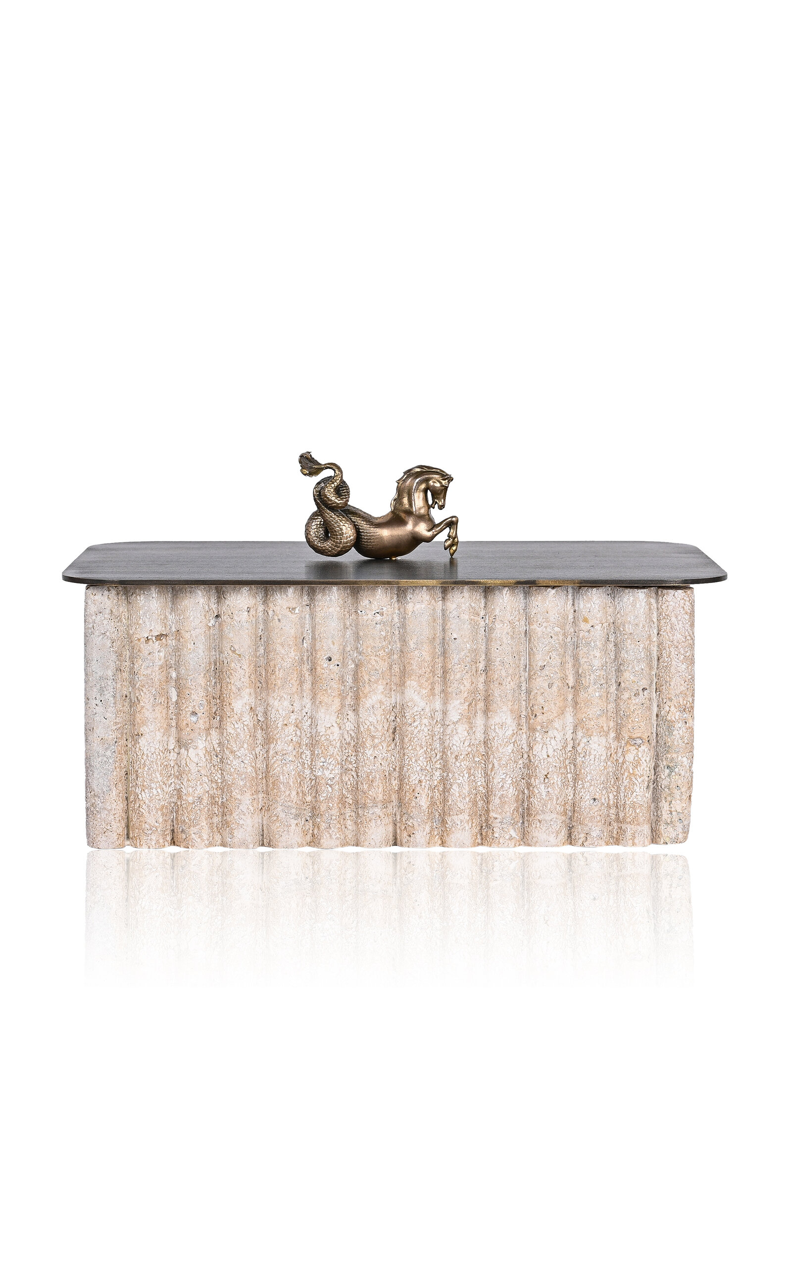 IRA UDAIPUR TRITON TRAVERTINE CONTAINER 