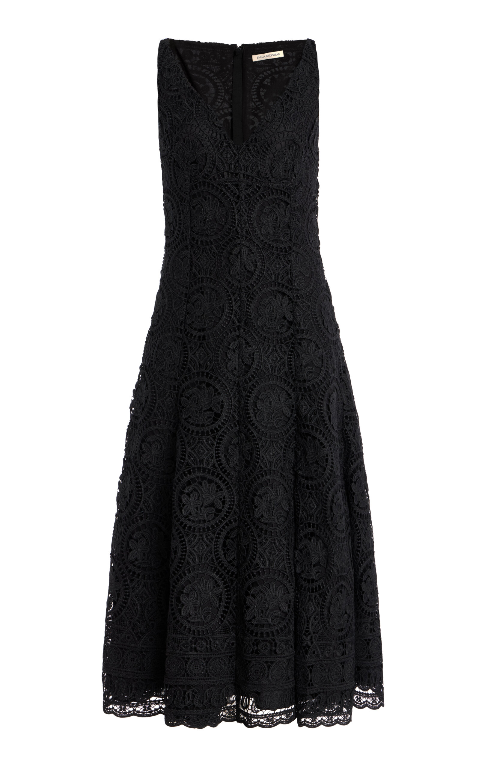 Geneve Guipure Lace Midi Dress