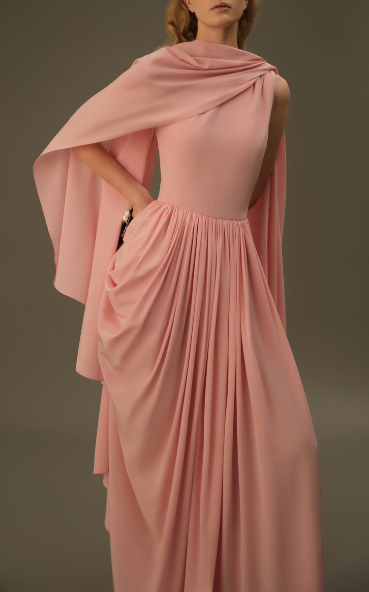 Rocco Pleated Silk Dress