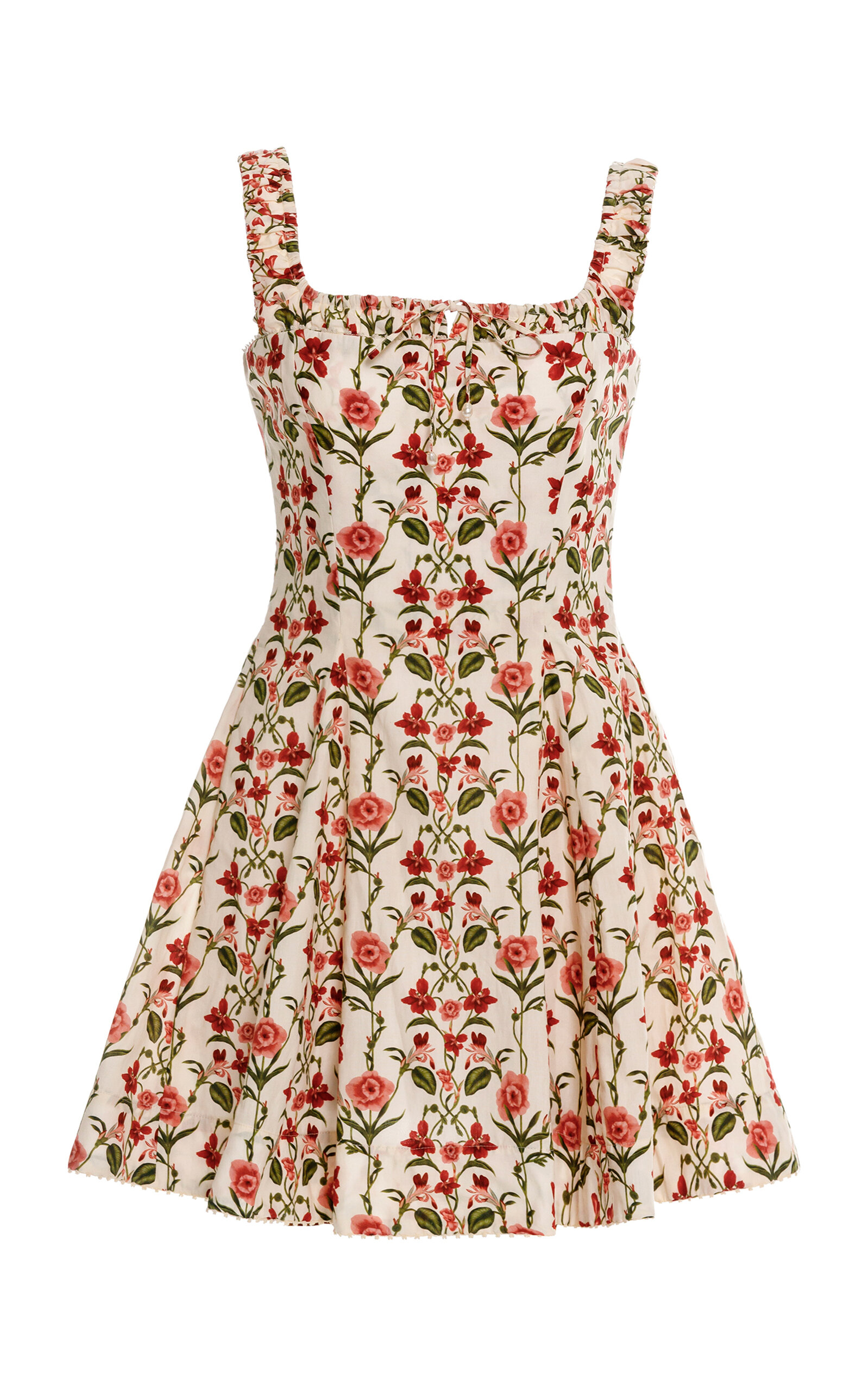 Moriche Floral Cotton Mini Dress