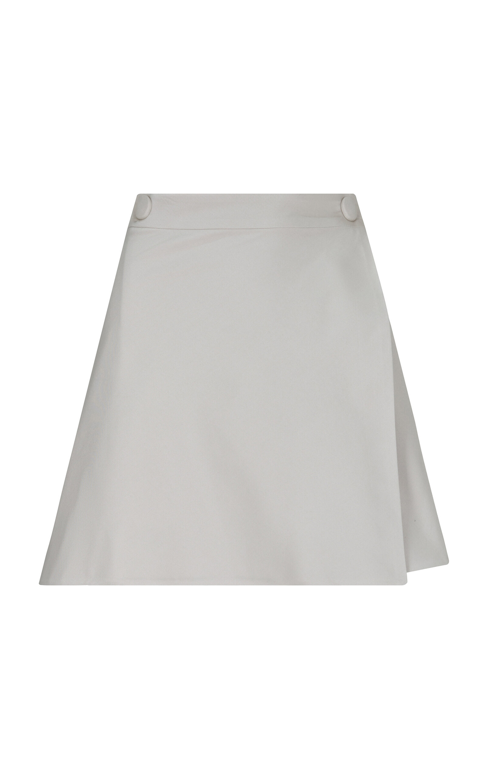 Pliegue Cotton Mini Skirt