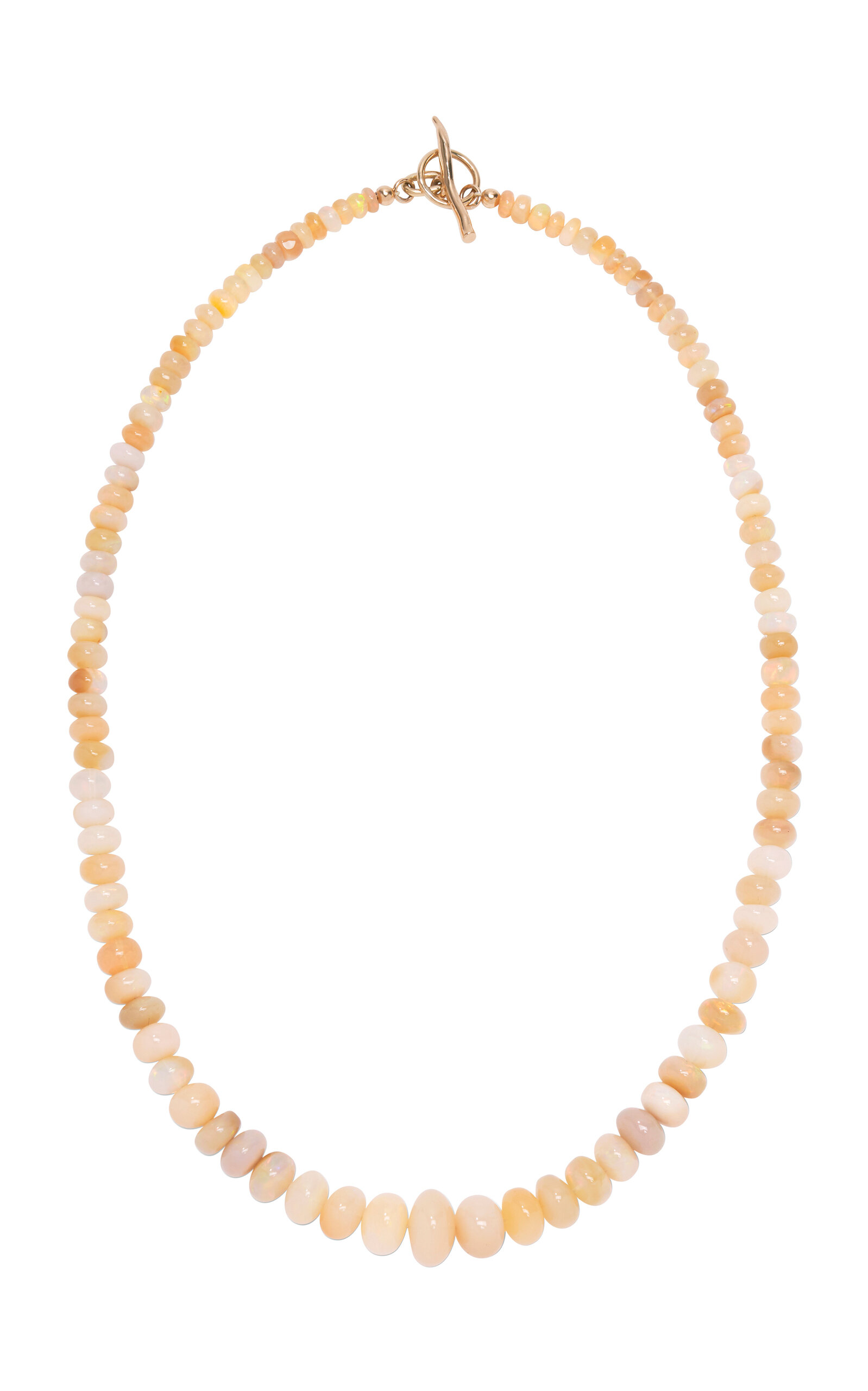 Opal 14K Gold Single Strand Necklace