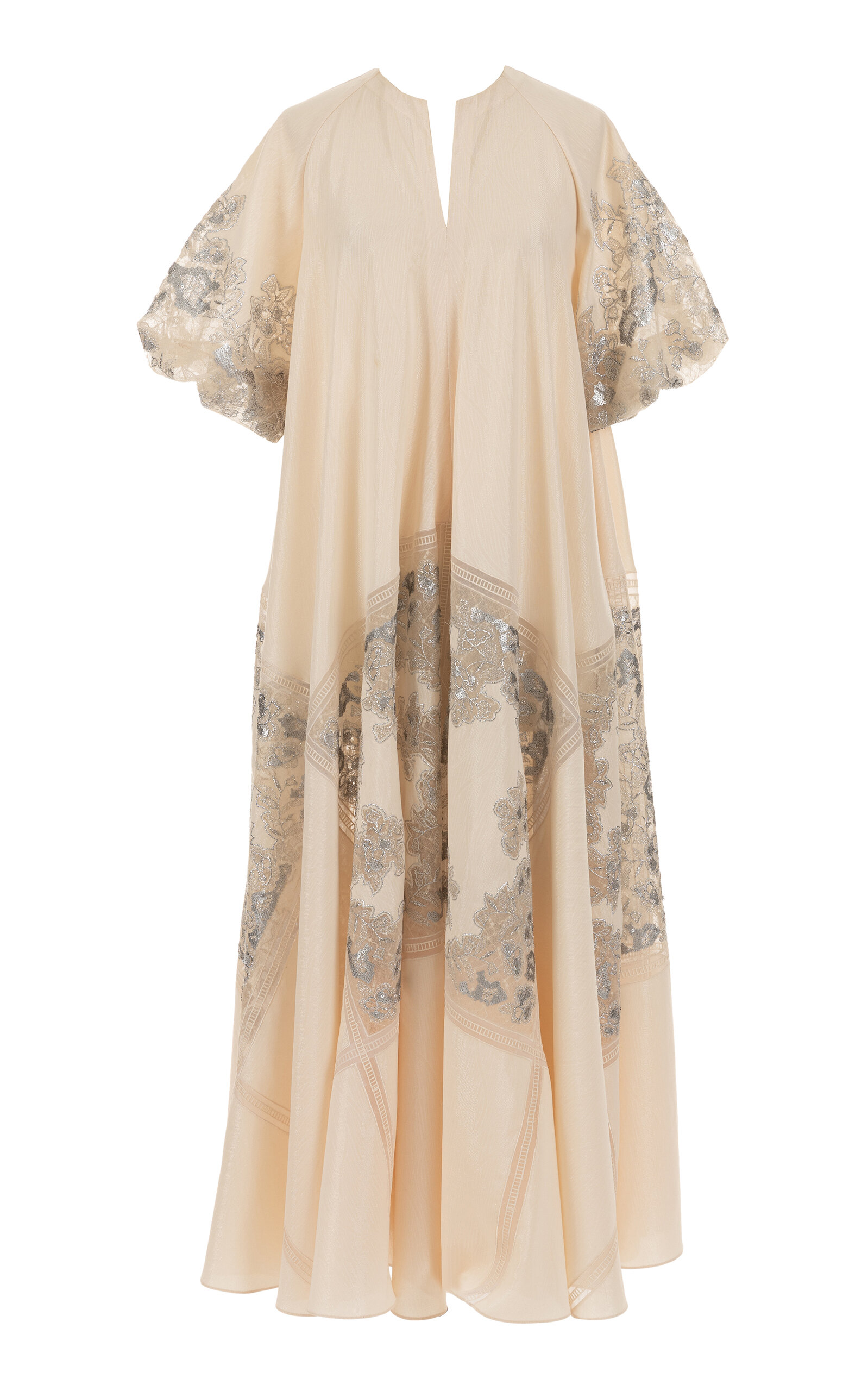 Floral Embroidered Caftan