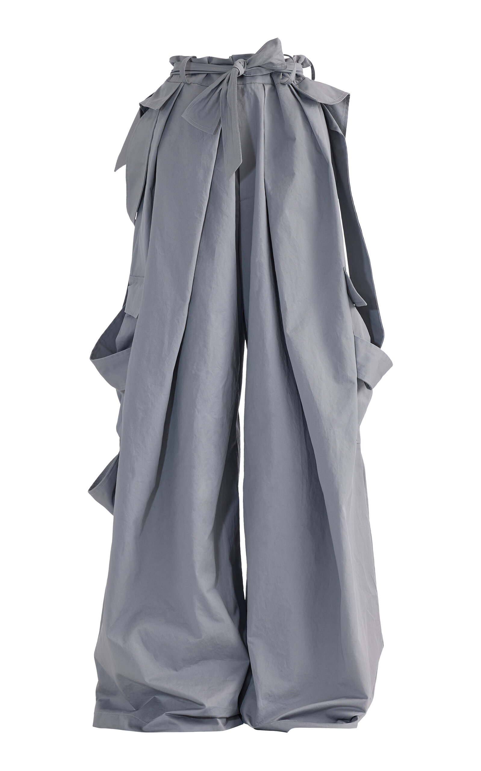 High Gear Cargo Cotton Wide-Leg Pants