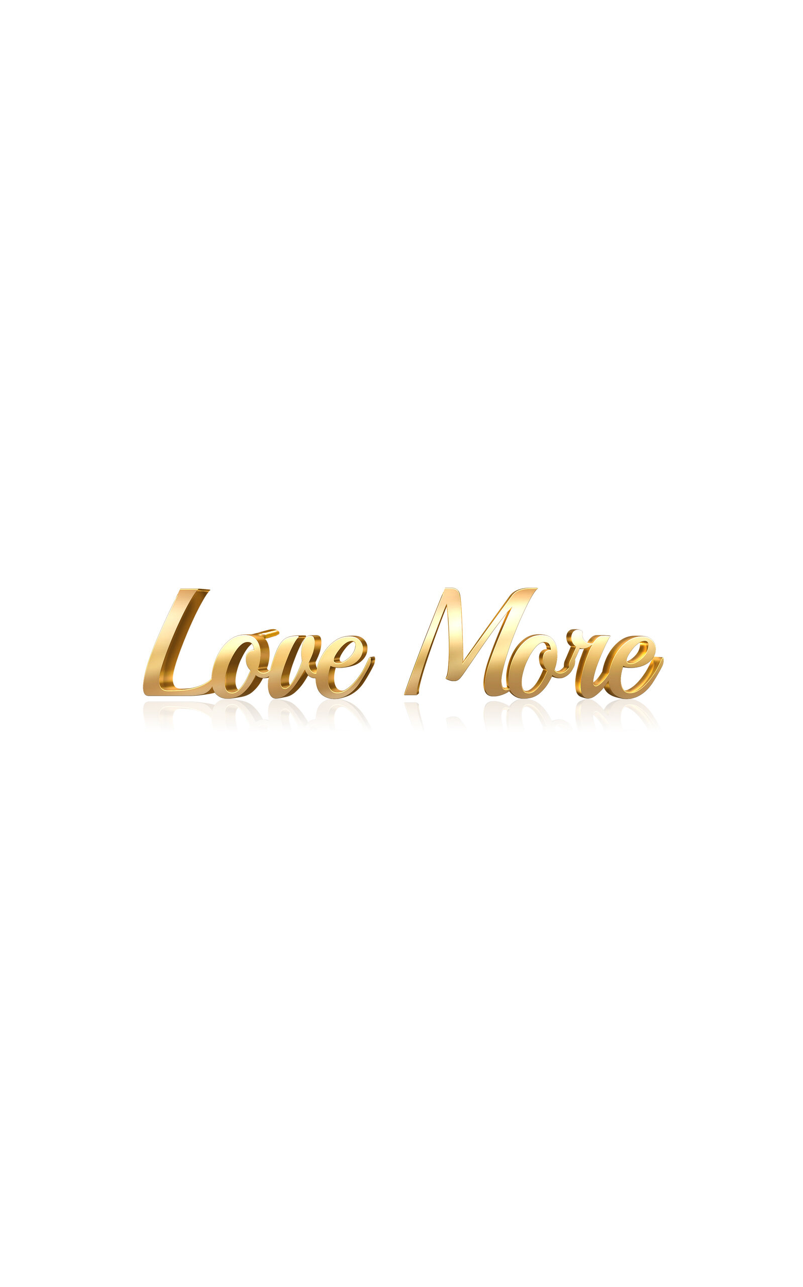 18k Gold Love More Earrings