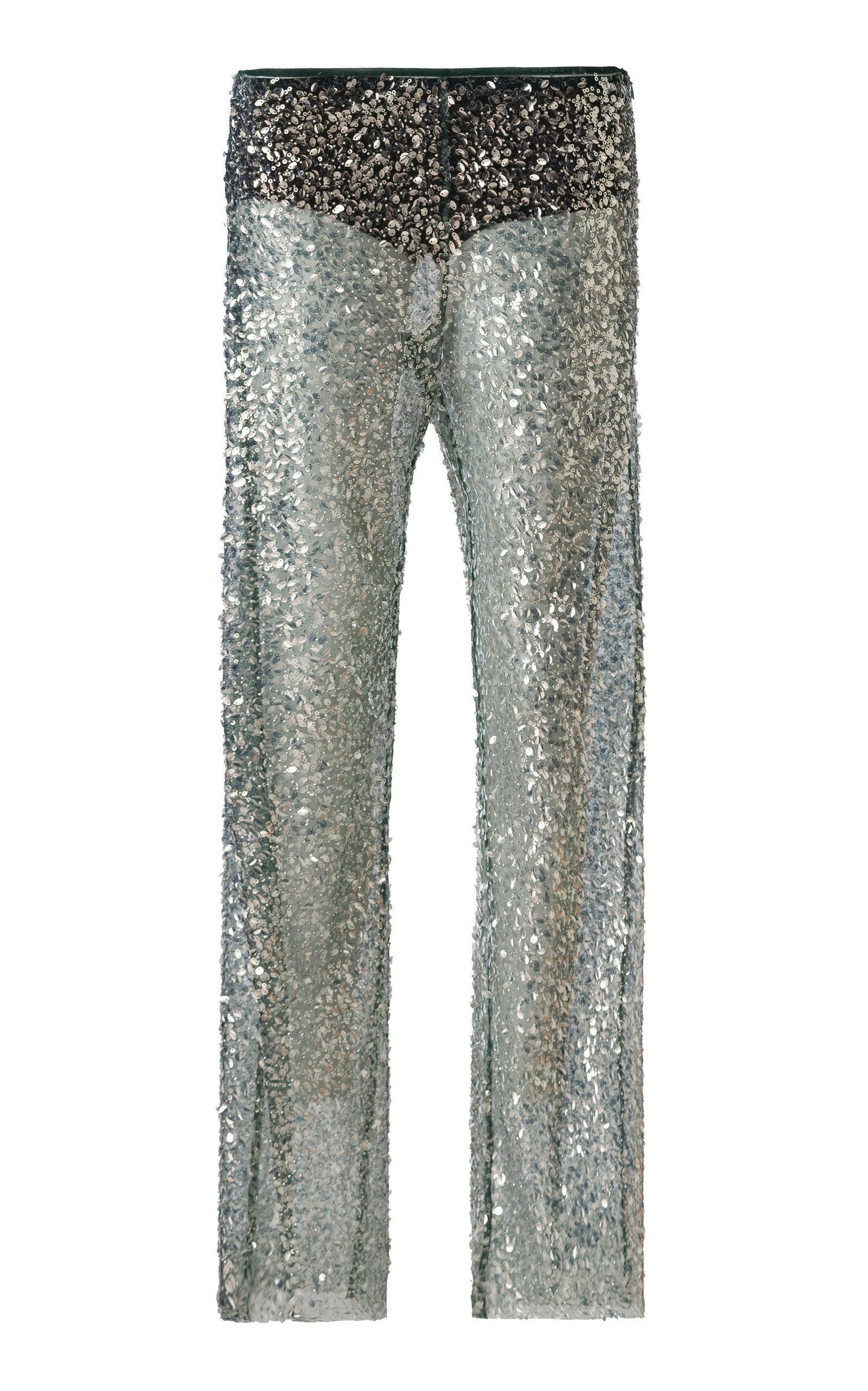 SIEDRÉS Alexium Sequined Wide-Leg Pants