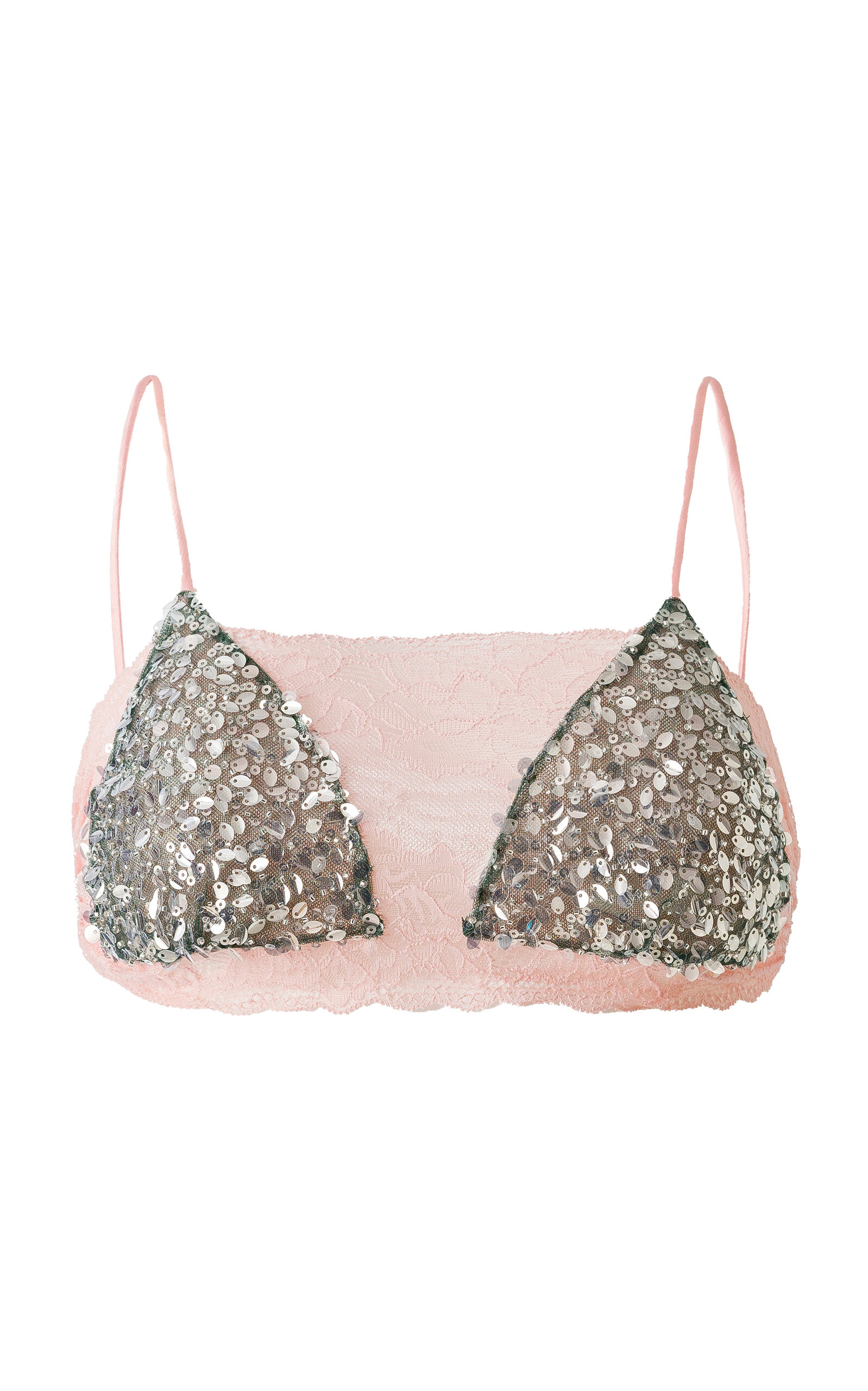 SIEDRÉS Neni Sequined Lace Bralette