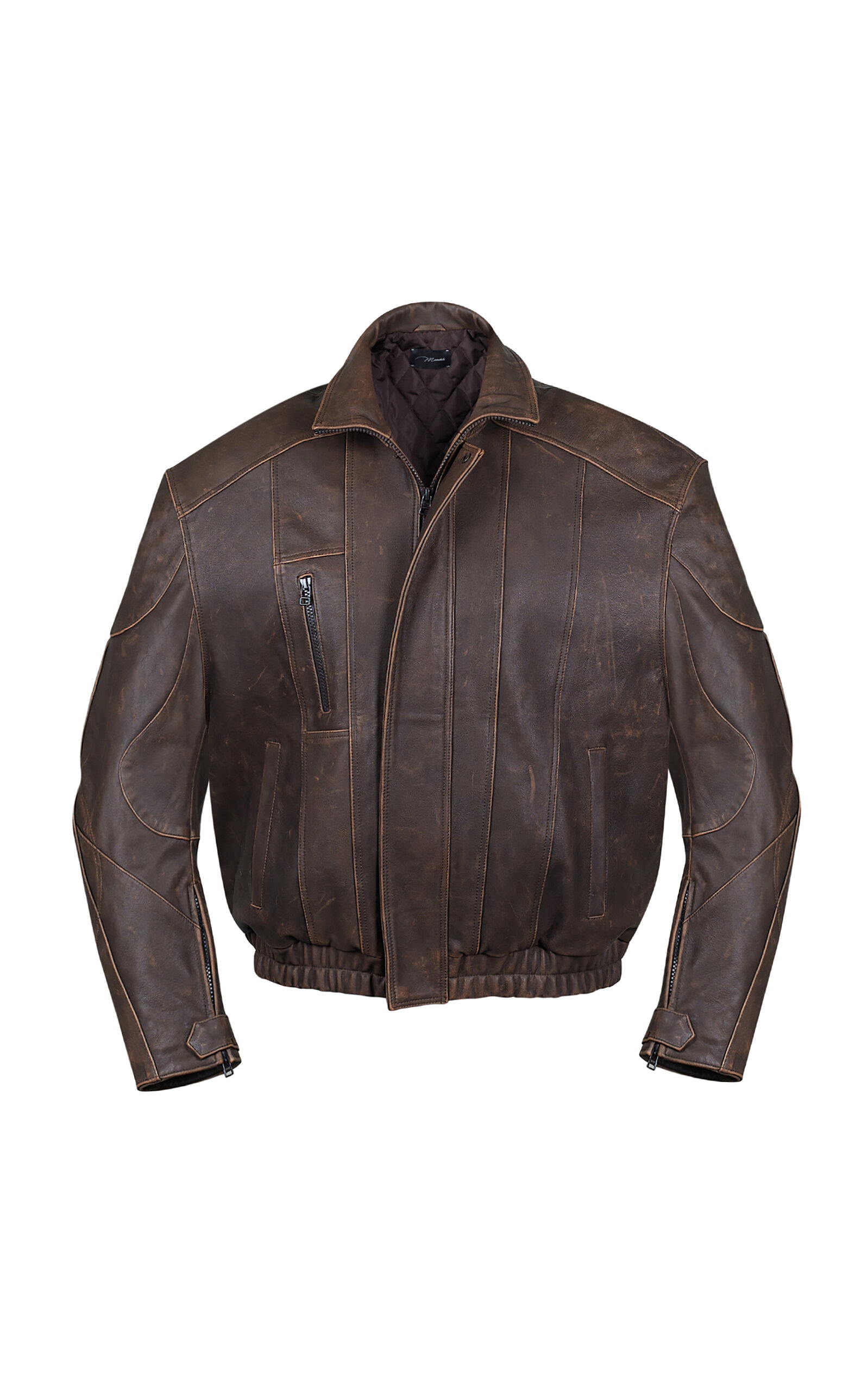 Adwa Calfskin Leather Jacket