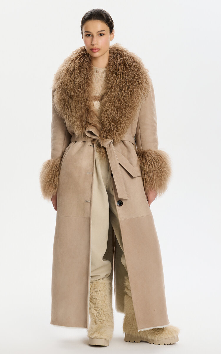 Dina Shearling Coat