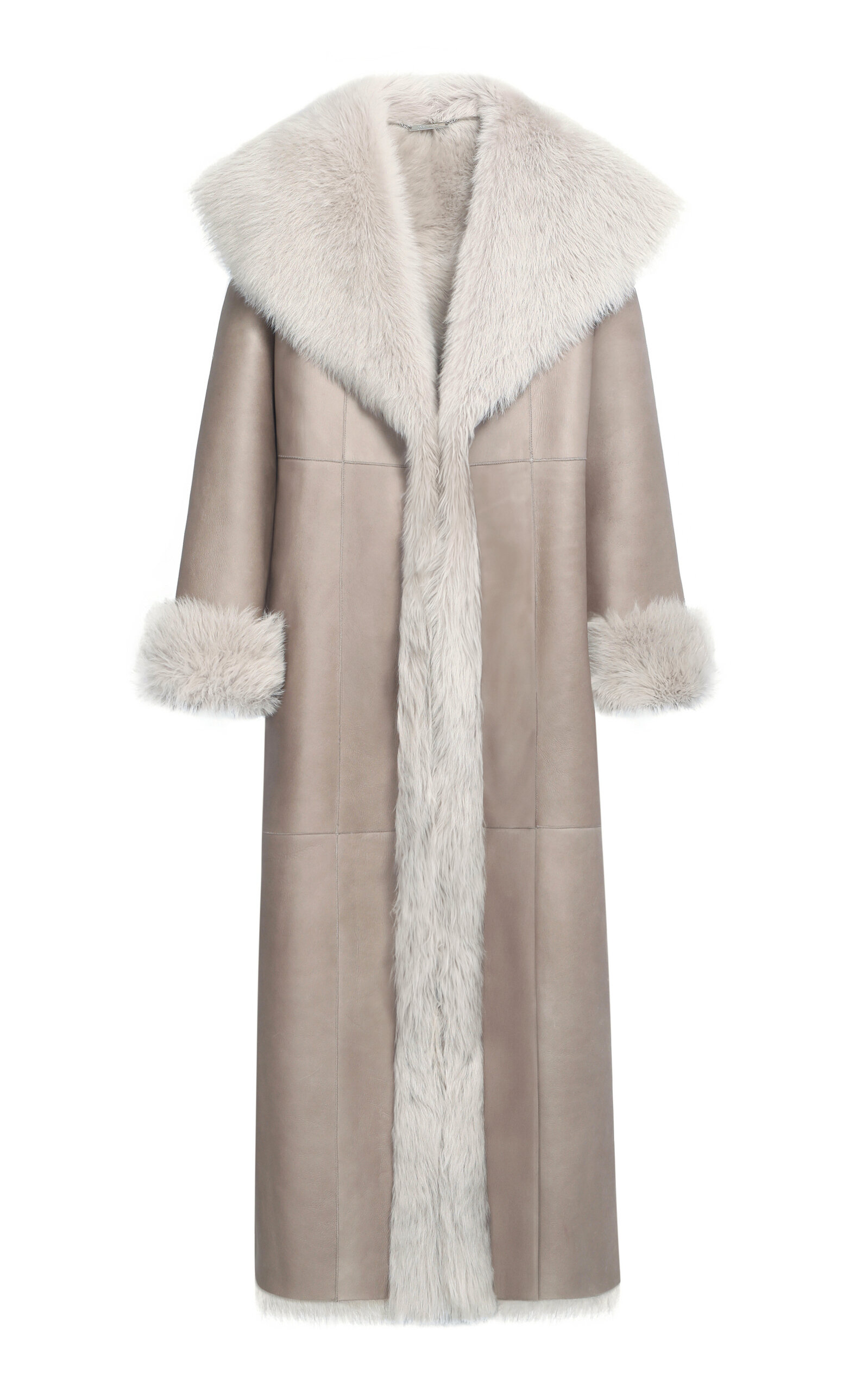 Marlene Lambskin Shearling Trench