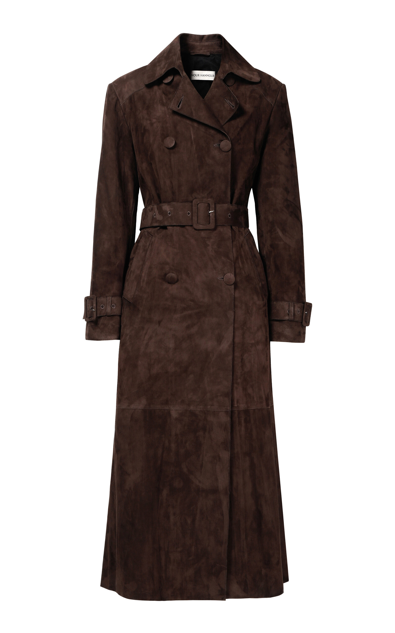 Tate Double-Breasted Lambskin Trench