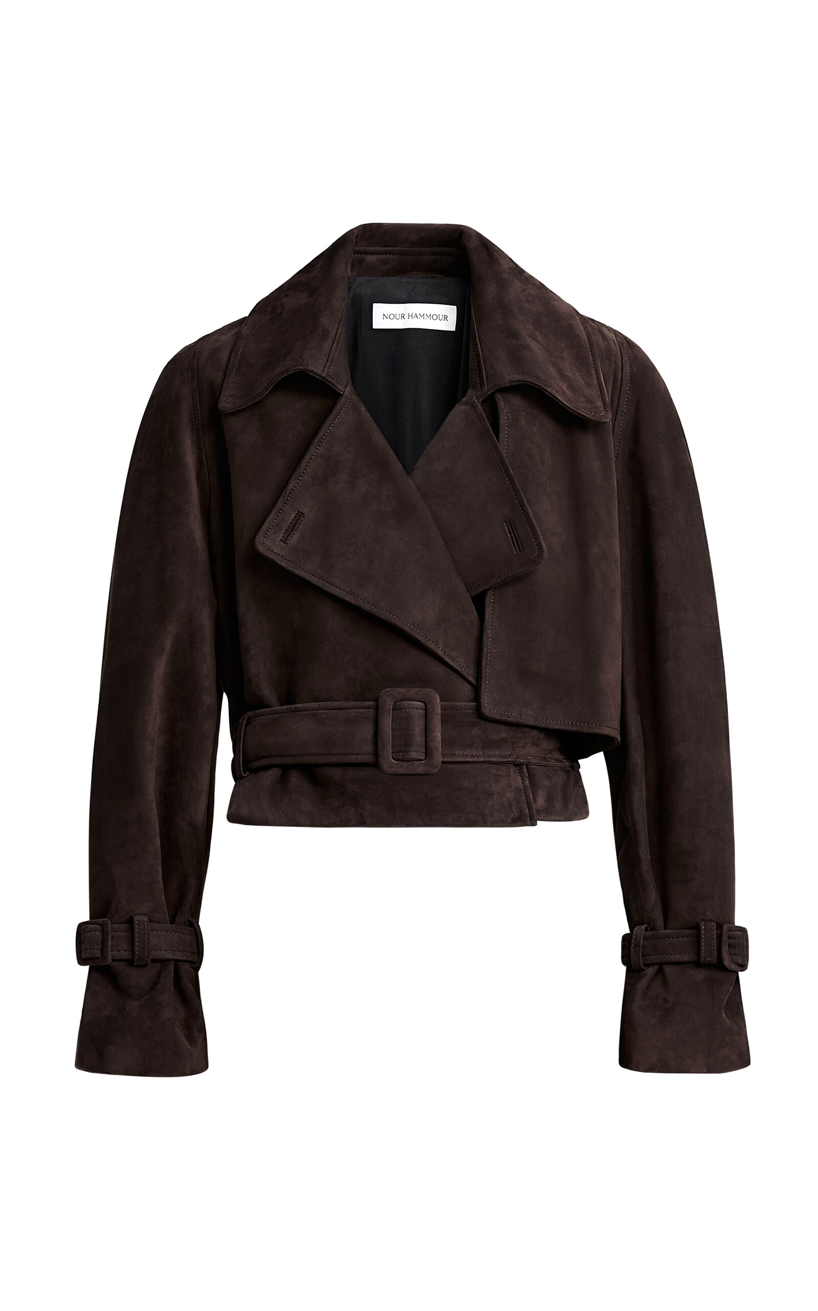 Hatti Suede Cropped Jacket