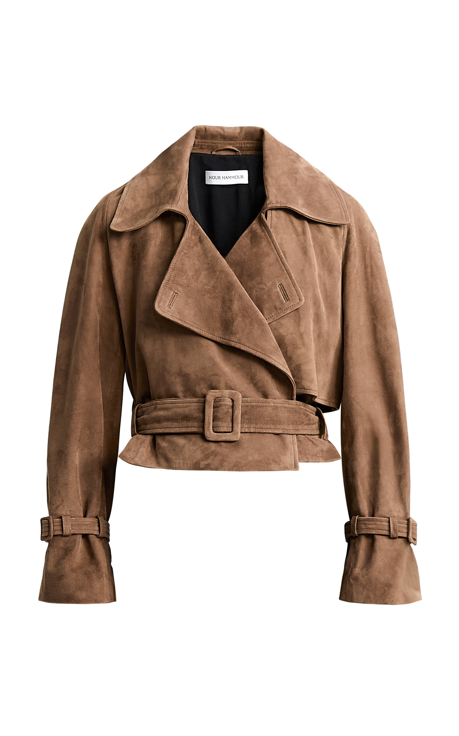 Hatti Suede Cropped Jacket