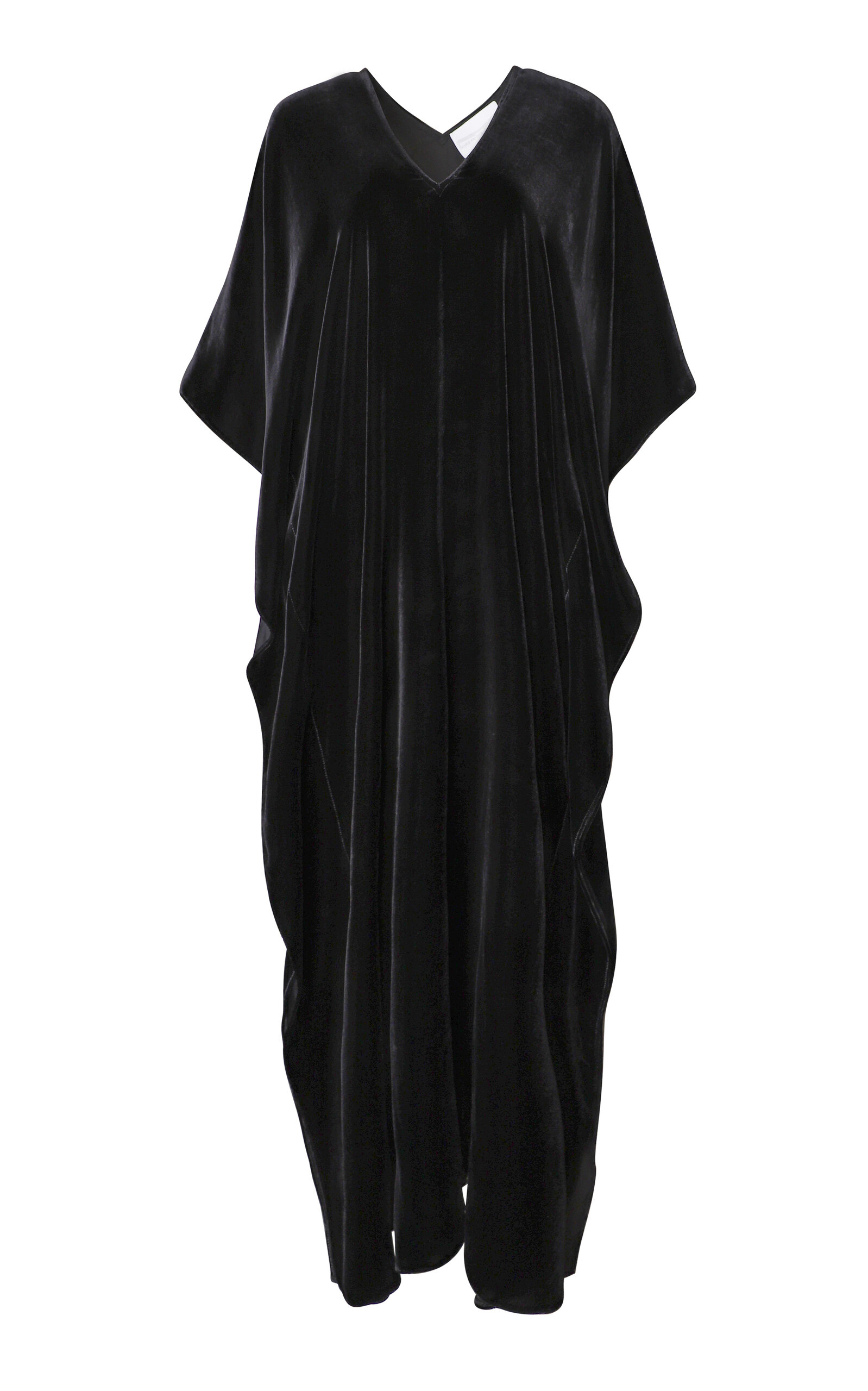 Silk-Velour Caftan Dress