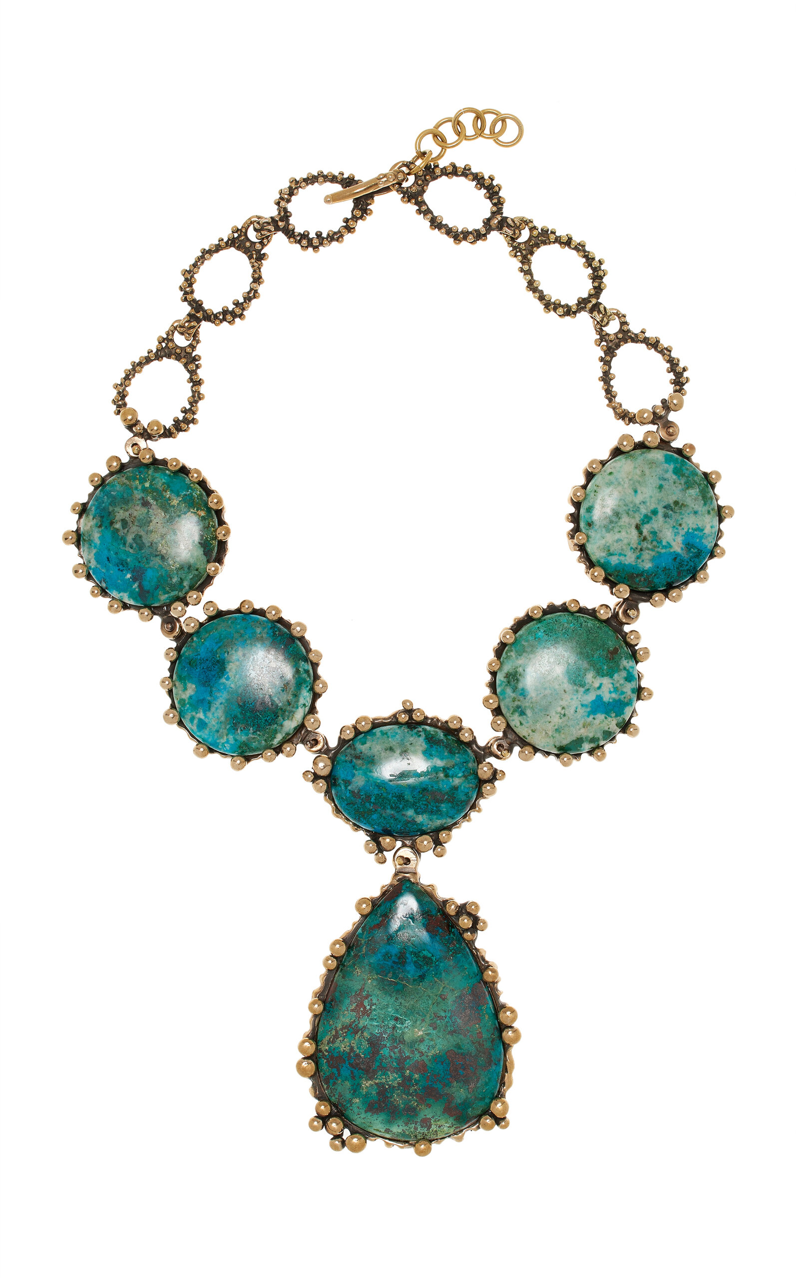 Chrysocolla-Malachite Chief's Necklace