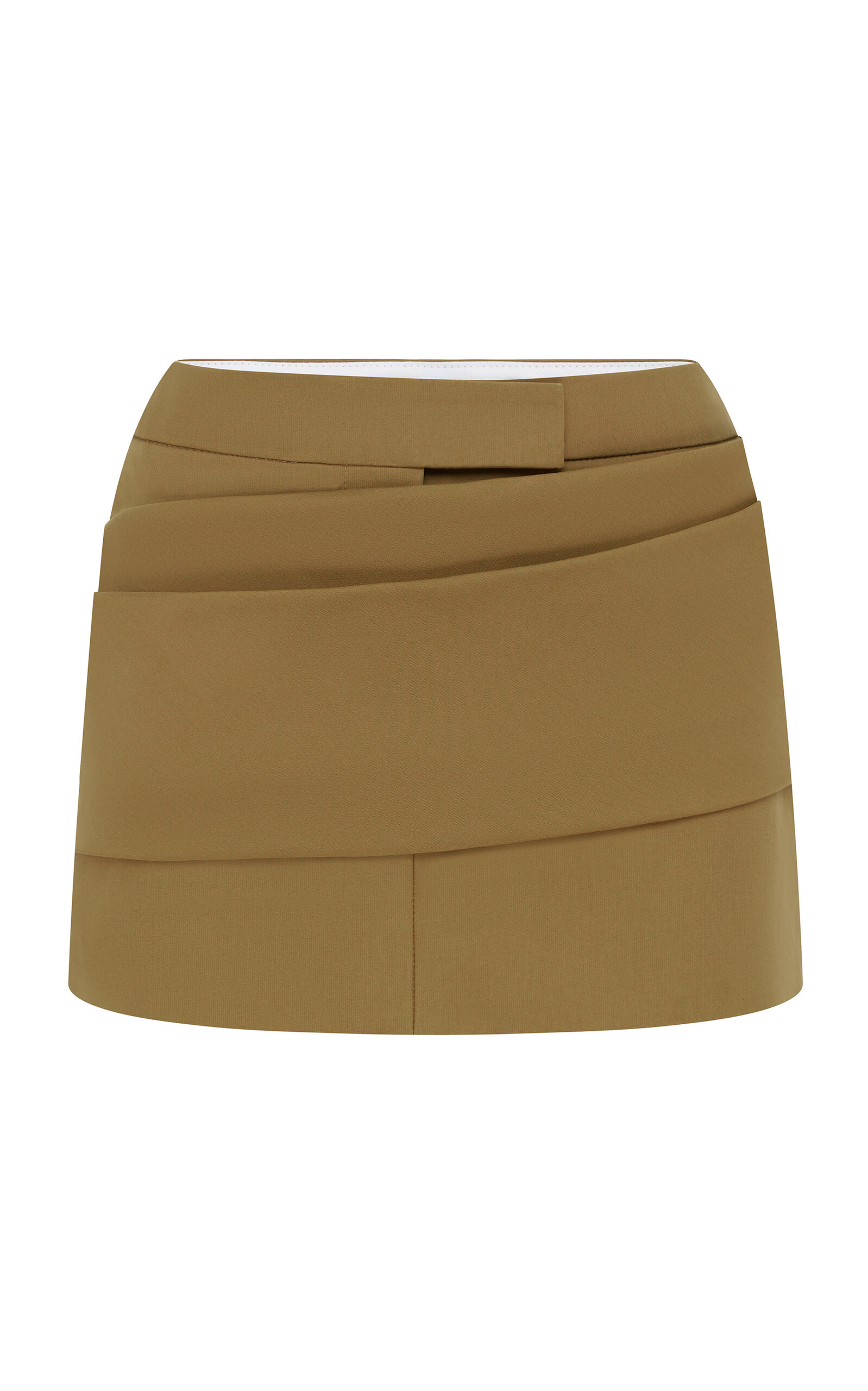 Low-Rise Cotton Mini Skirt