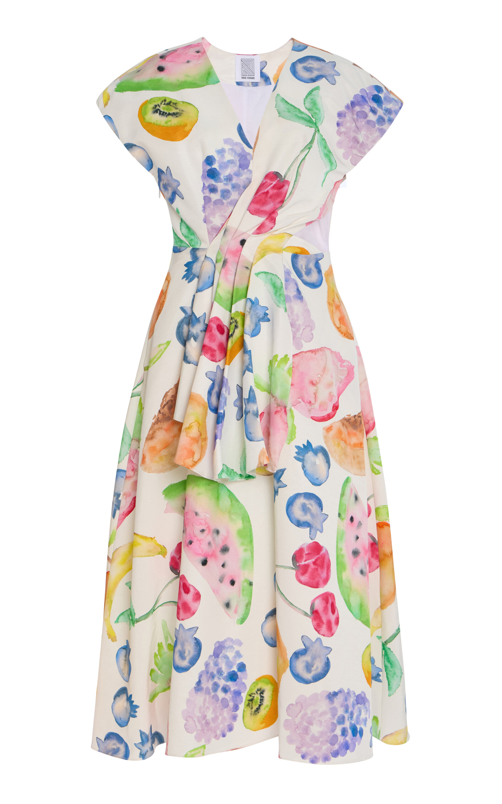 Swept Away Wrap Cotton Dress