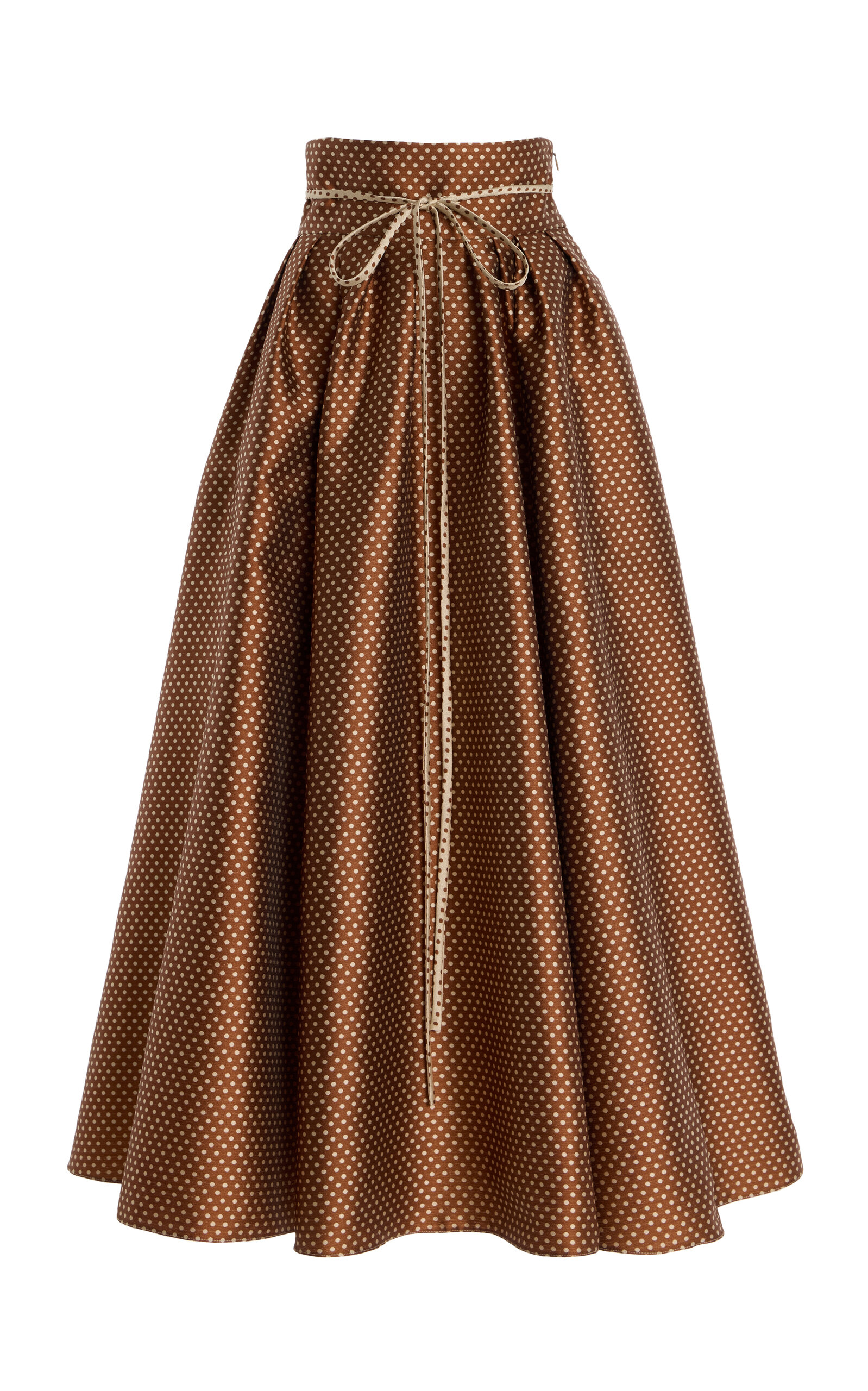 Pleated Midi Skirt