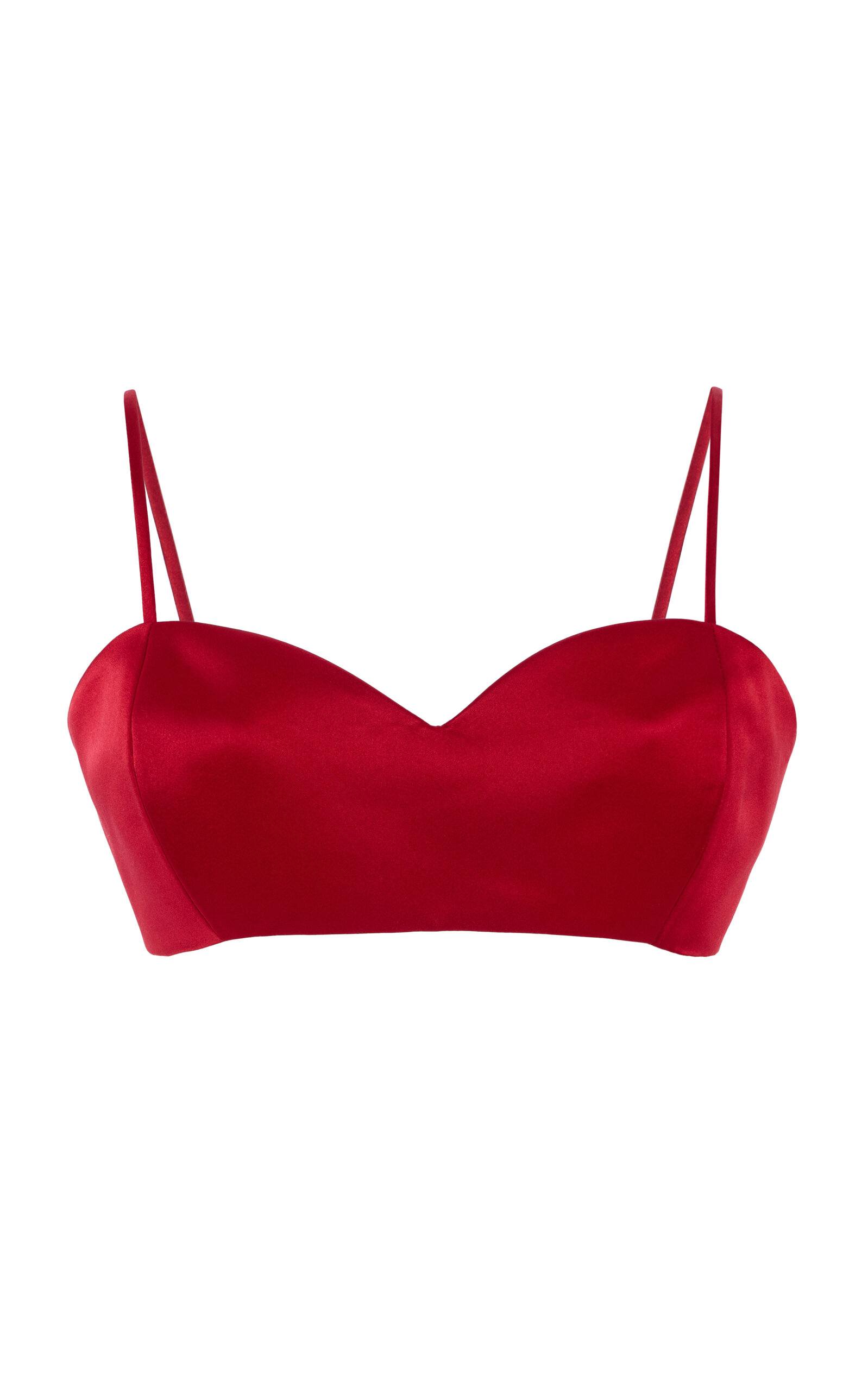 Sweetheart Silk Bra Top