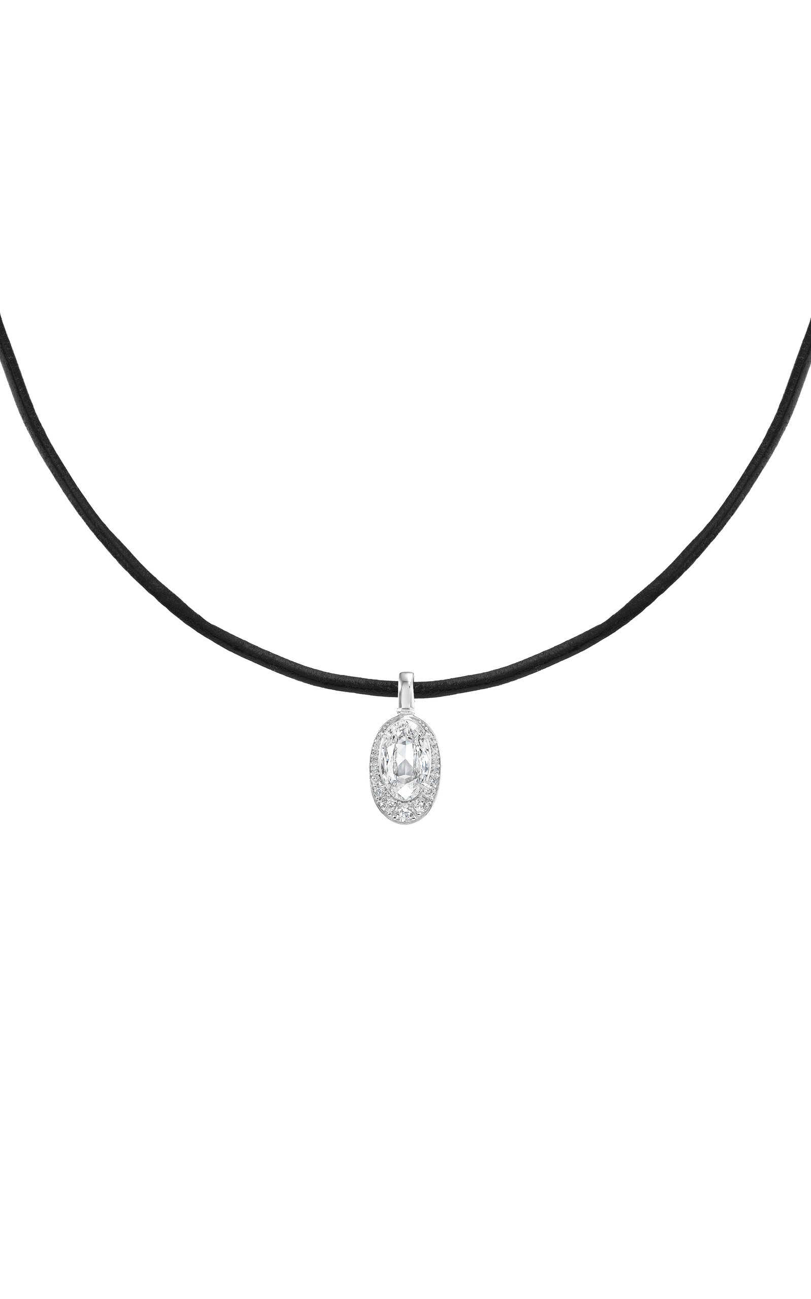 18K White Gold Diamond Necklace