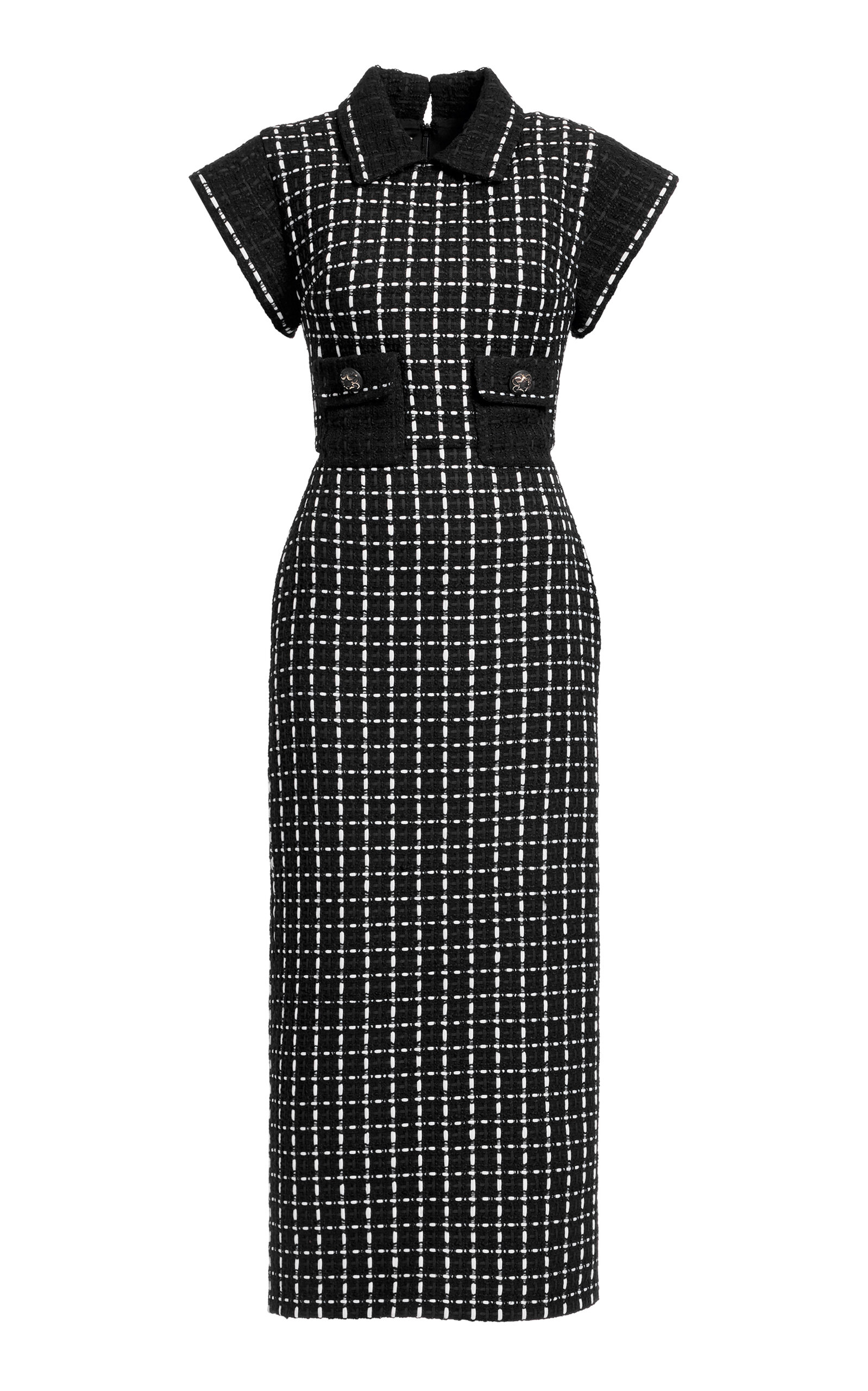 Tweed Midi Dress