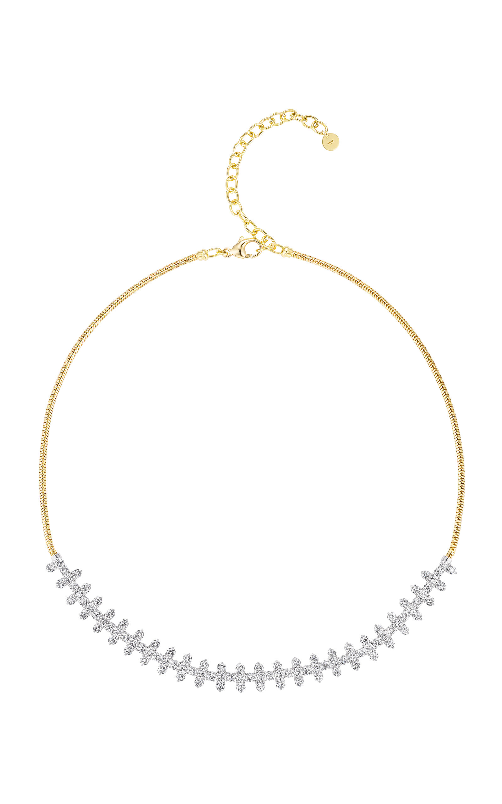 18K Yellow Gold Flora Necklace