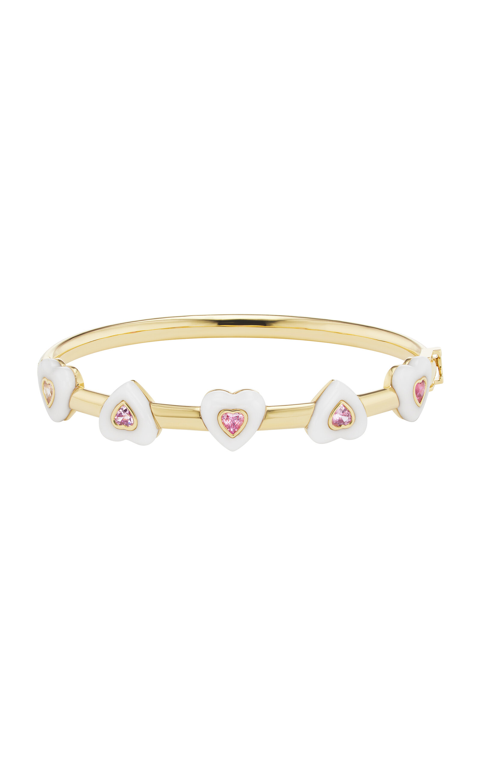 18K Yellow Gold Heart Bracelet