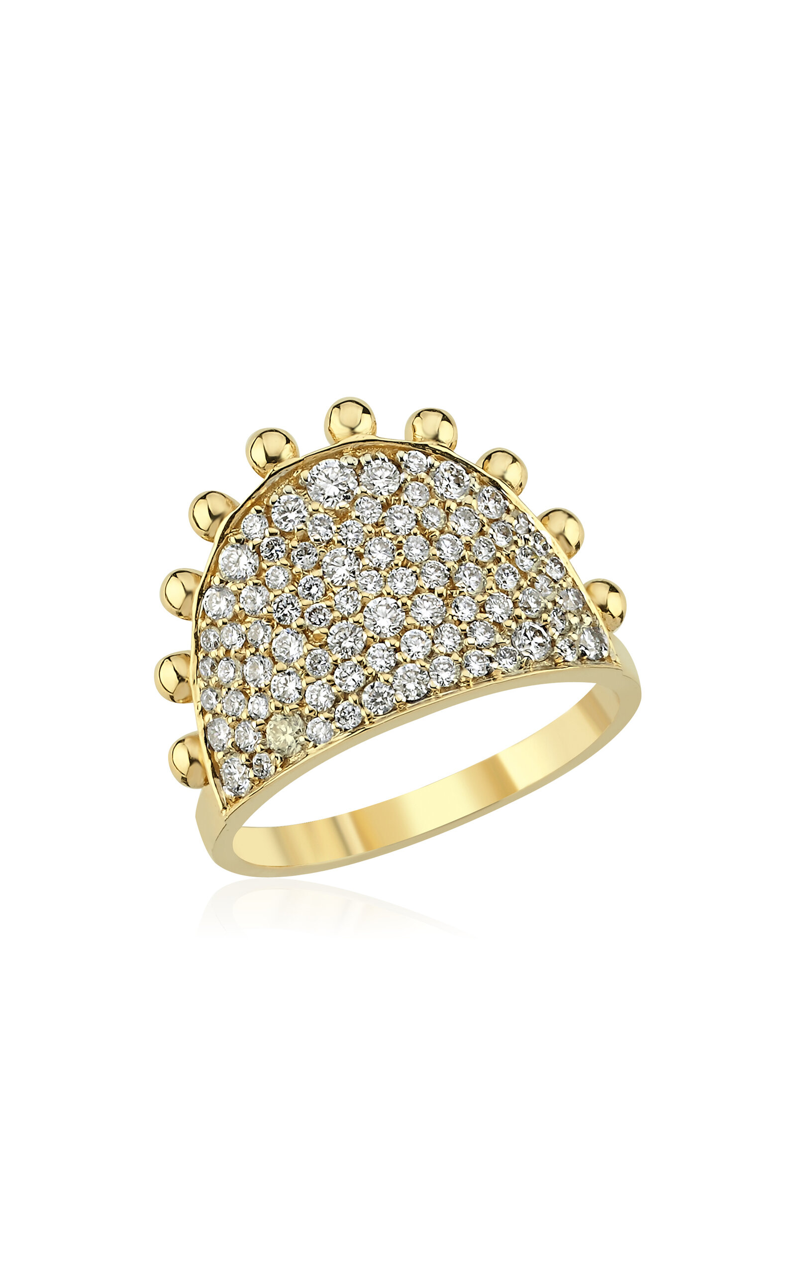 14K Yellow Gold Diamond Ring