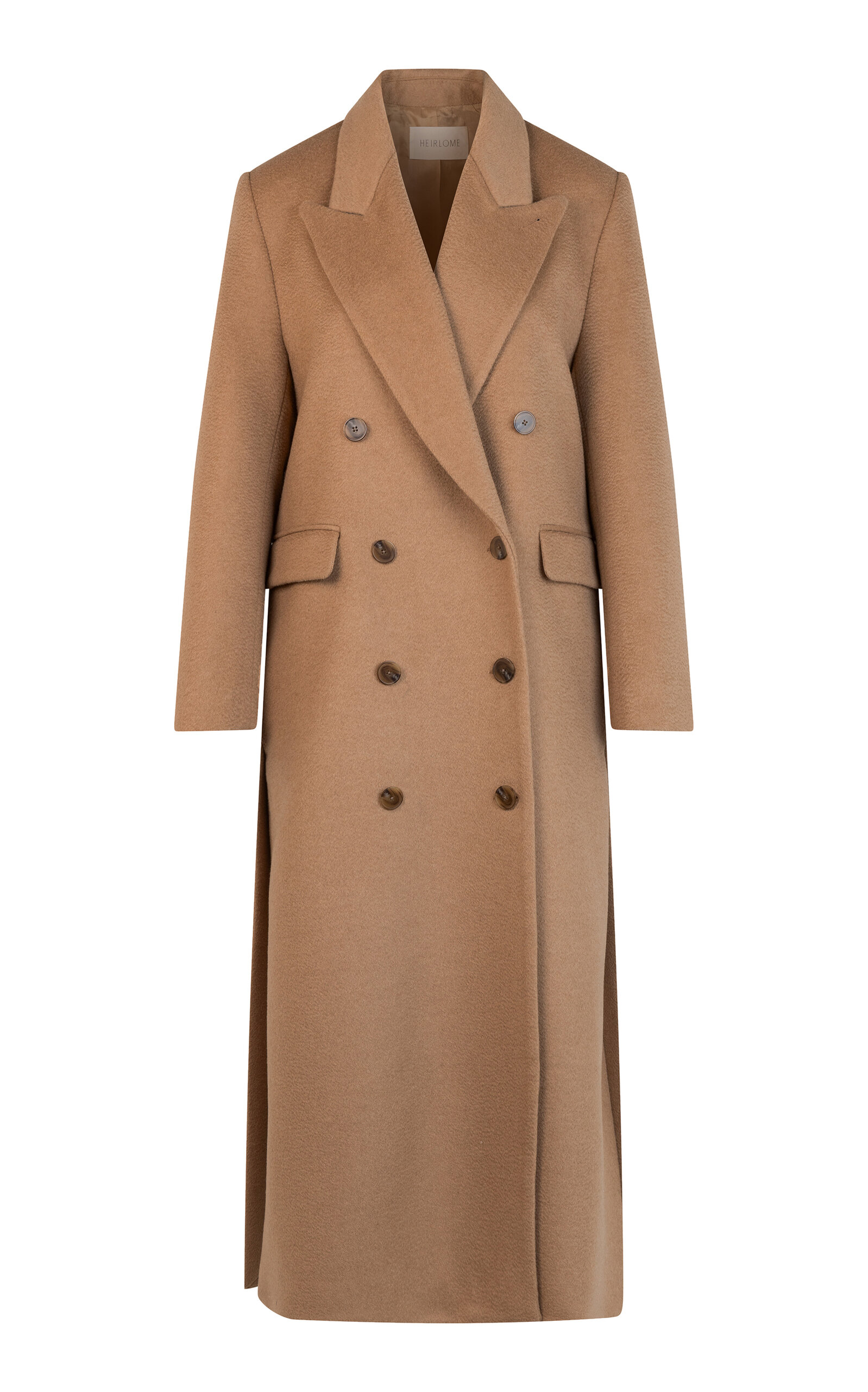 Lilli Double-Breasted Camel Hair Coat