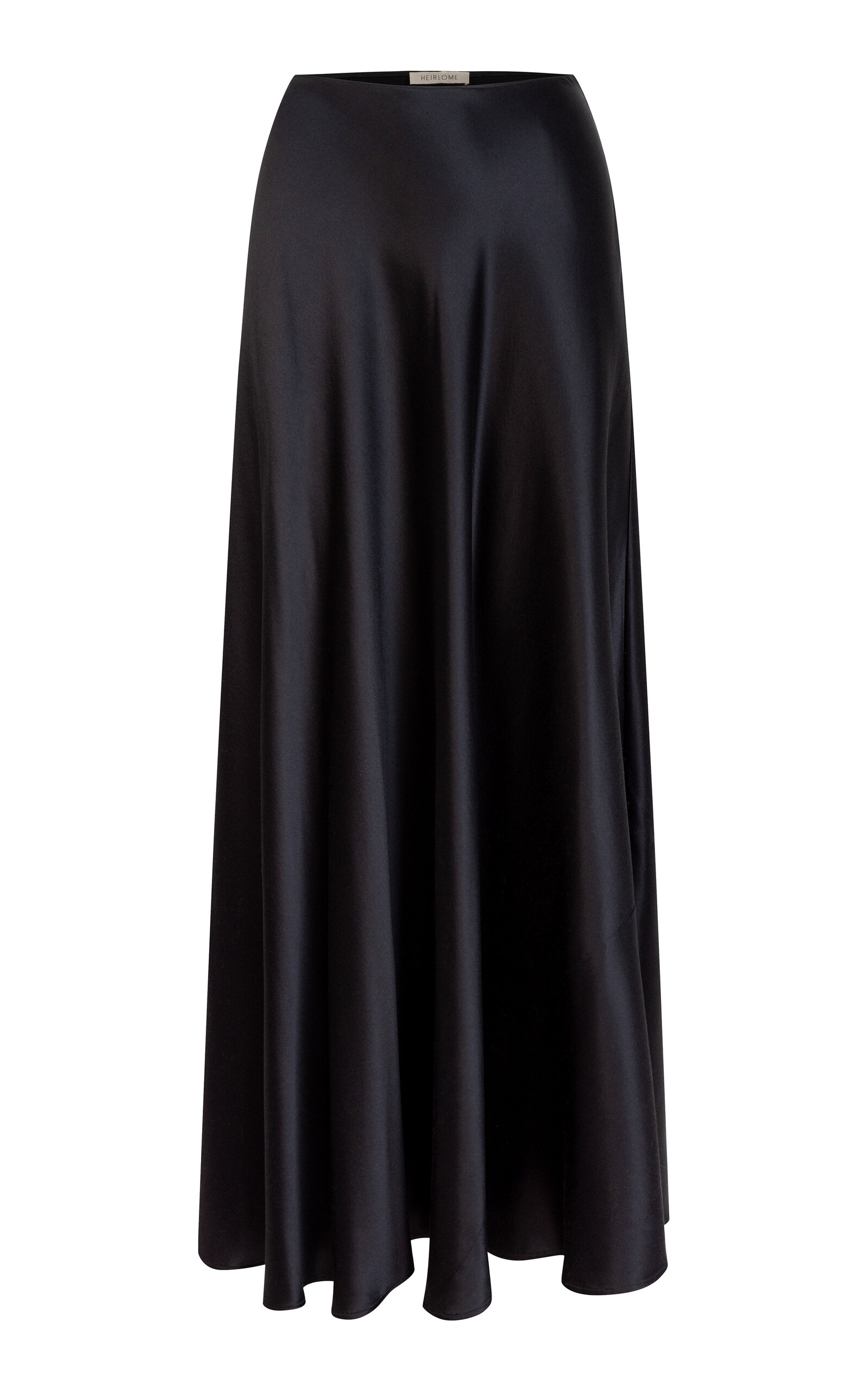 Antonia Mid-Rise Silk Maxi Skirt